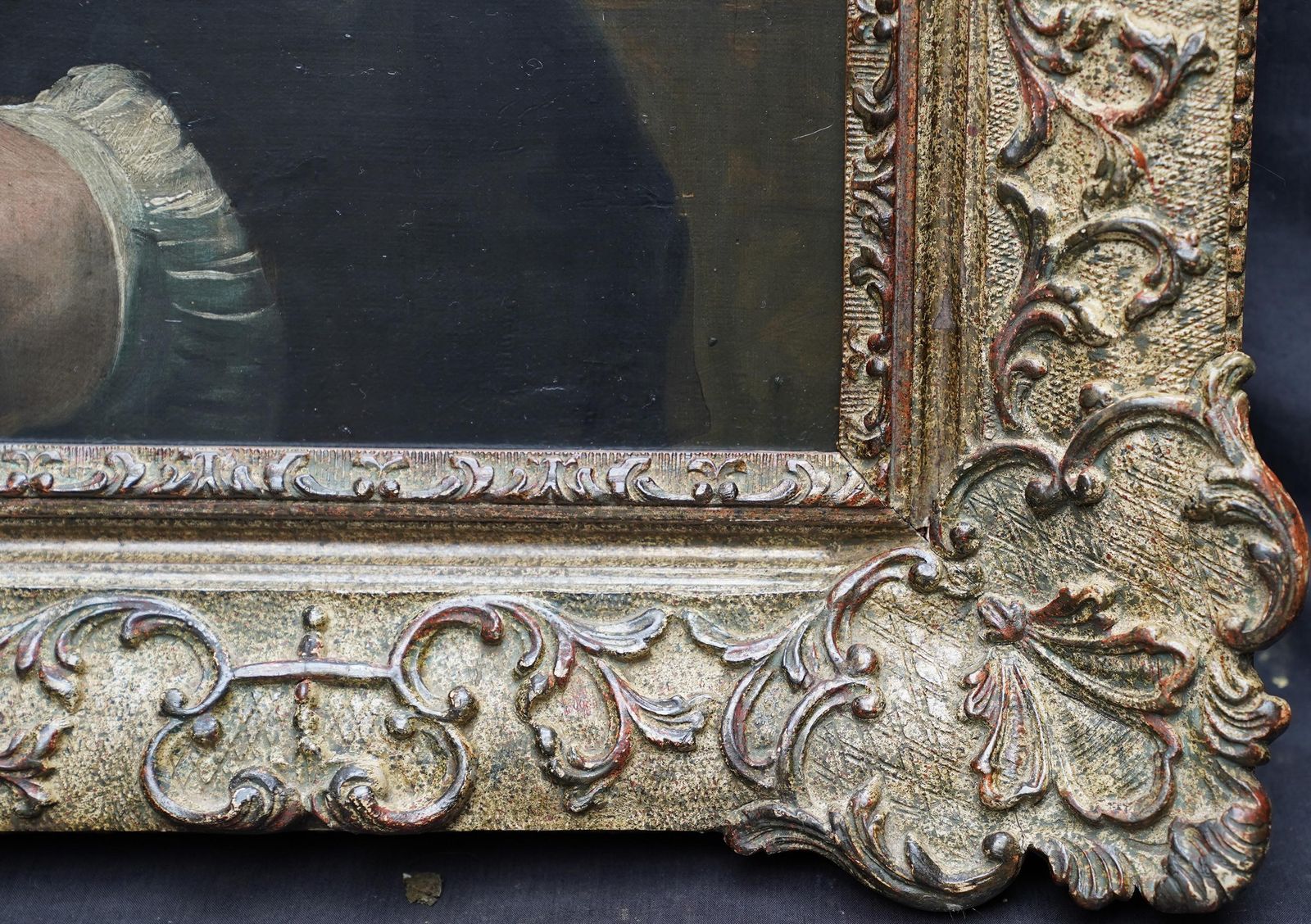 Art Portrait Of A Cleric   British 18th Century Art Old Master Oil Painting 1770 photo