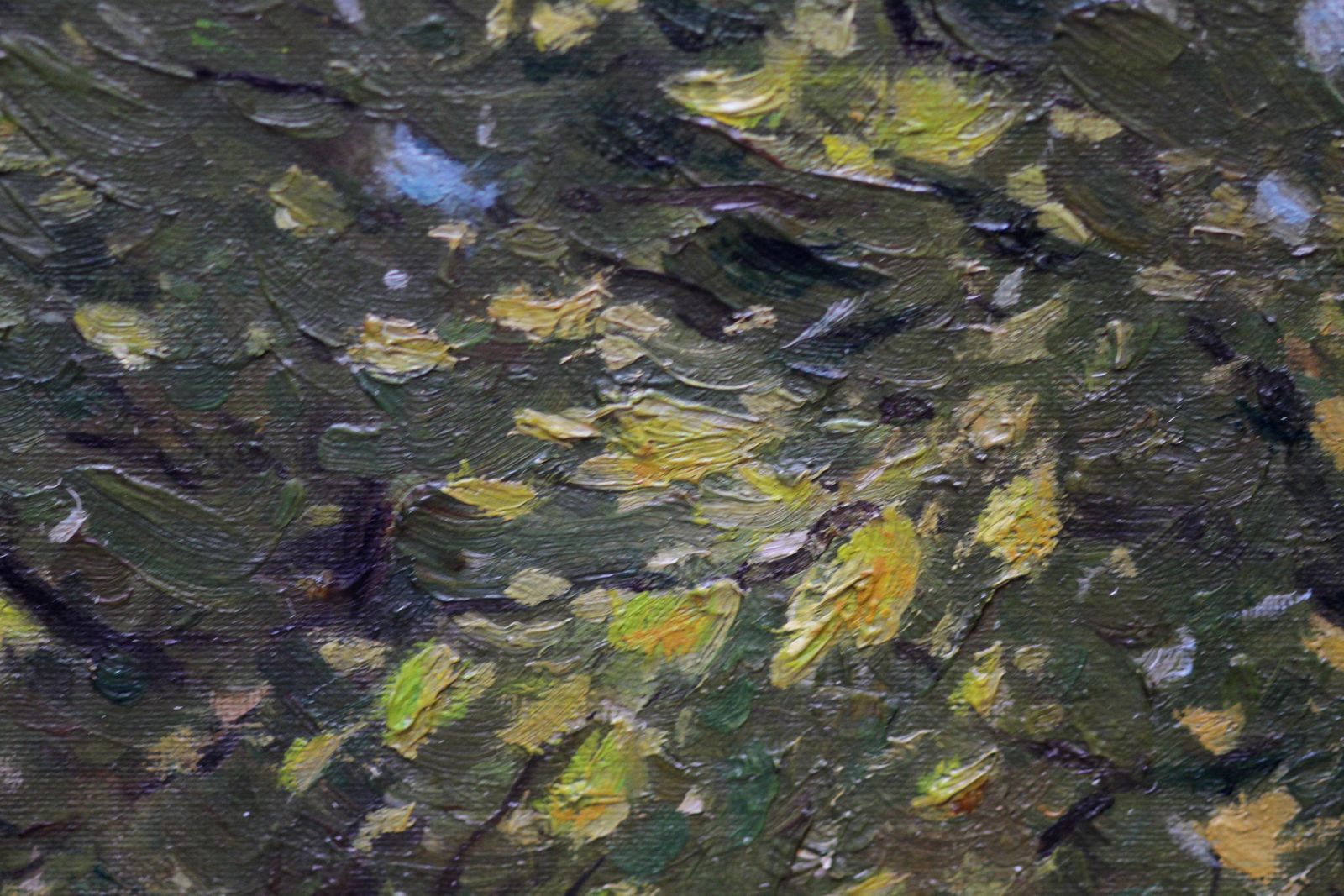Arthur Spoonerportrait Of Horses In Dappled Sunlight   British 30's Impressionist Oil Paintingcirca 1935 photo vinterior