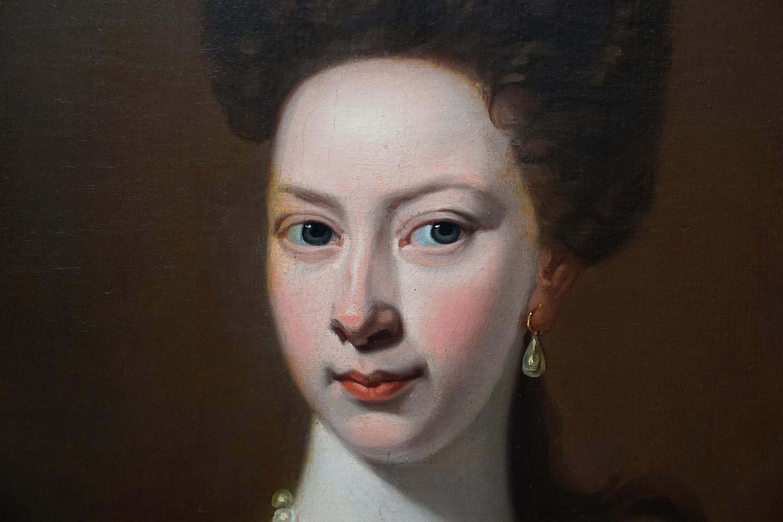 Enoch Seeman (Circle)portrait Of Mrs Harborough   British 18th Century Art Portrait Lady Oil Paintingcirca 1740 photo vinterior