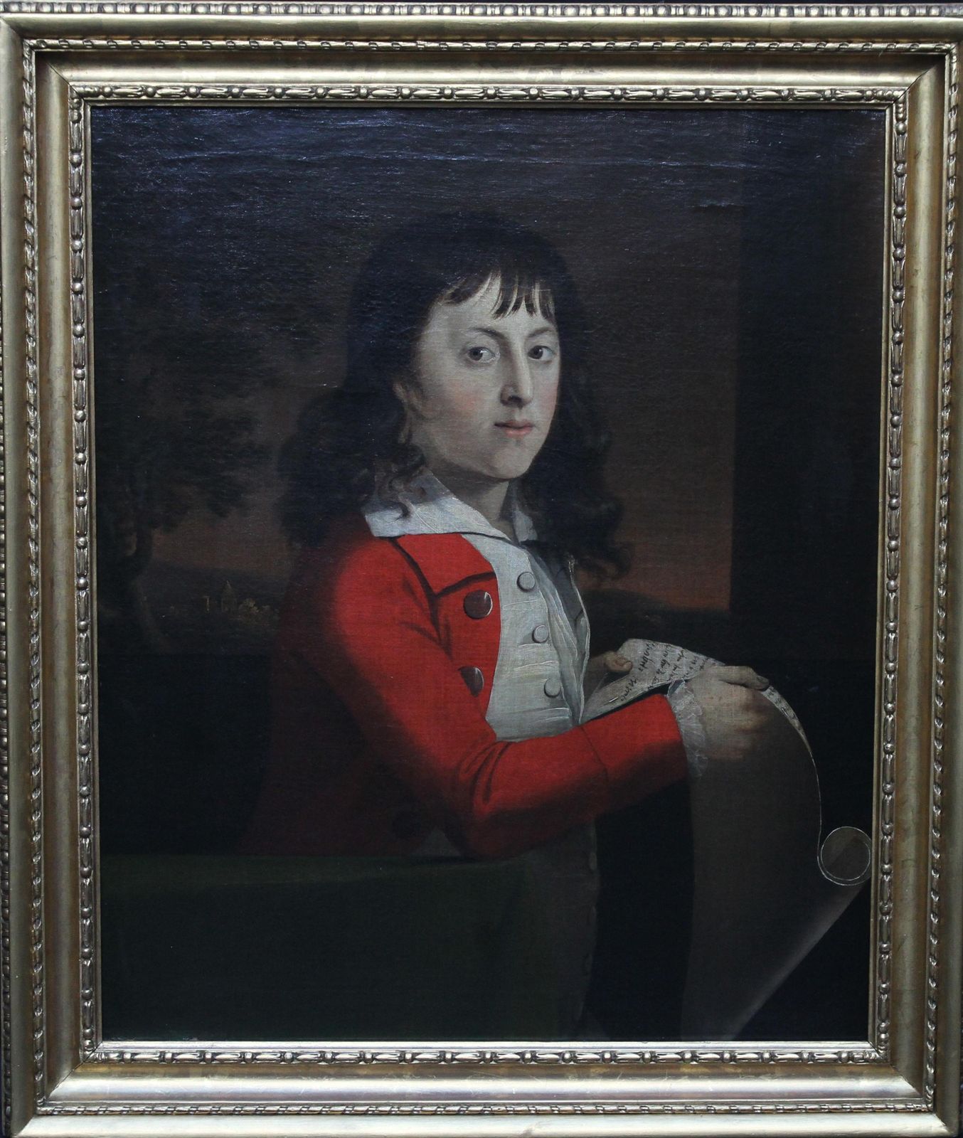 Attributed To Alexander Nasmythportrait Of A Young Boy Thomas Wagstaff   Scottish Art 18th Century Oil Paintingcirca 1790