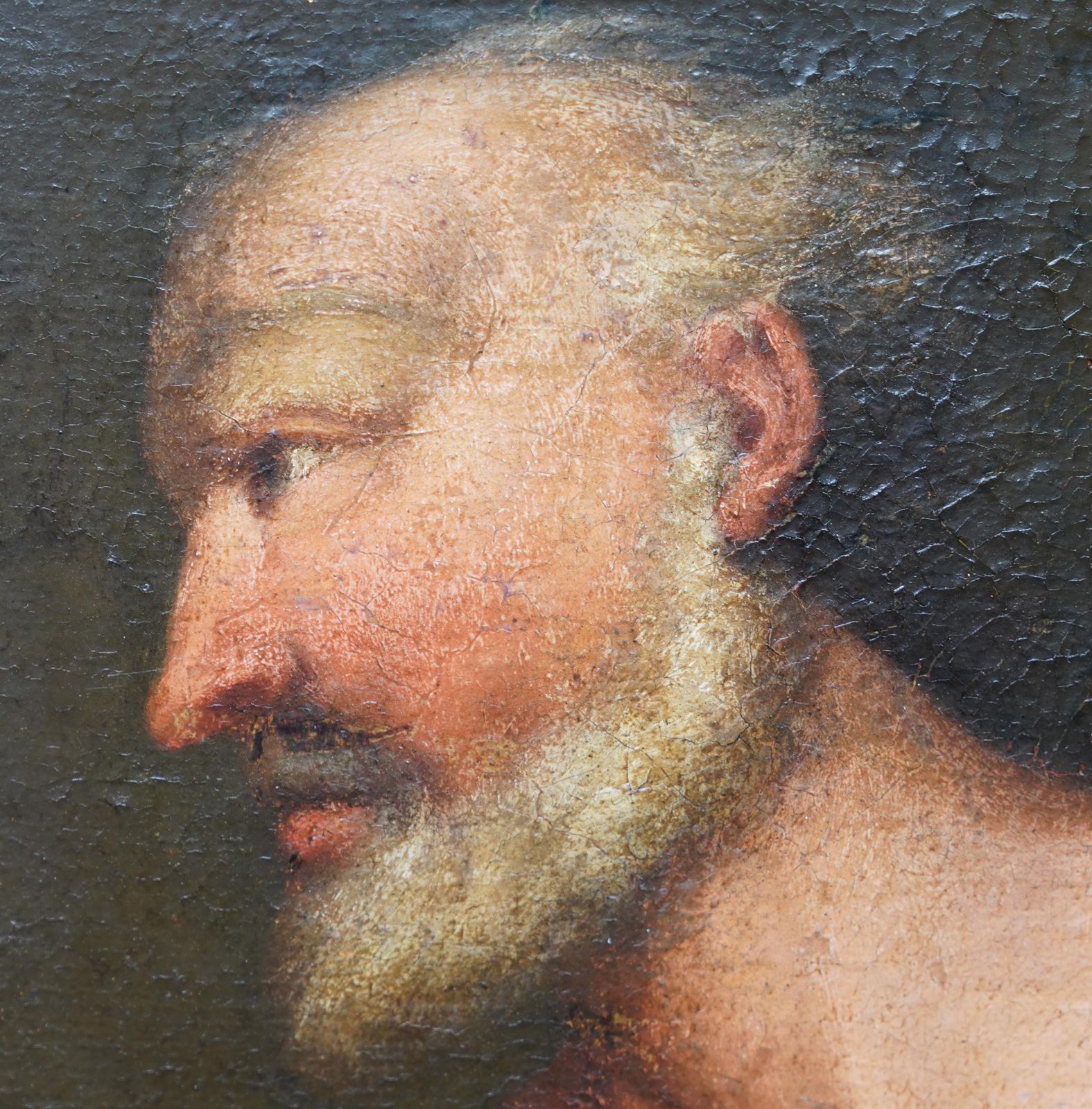 Unknownjoseph Interpreting Dreams   Italian Old Master 17thc Religious Art Oil Paintingcirca 1600 photo vintage
