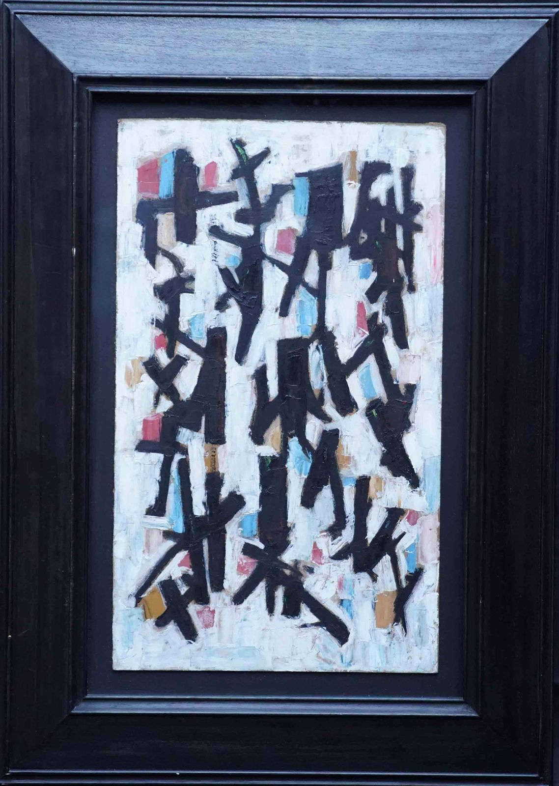 photo buy Leo Davyfifties Abstract   British 1954 Abstract Art Oil Painting Slade School Artist1954