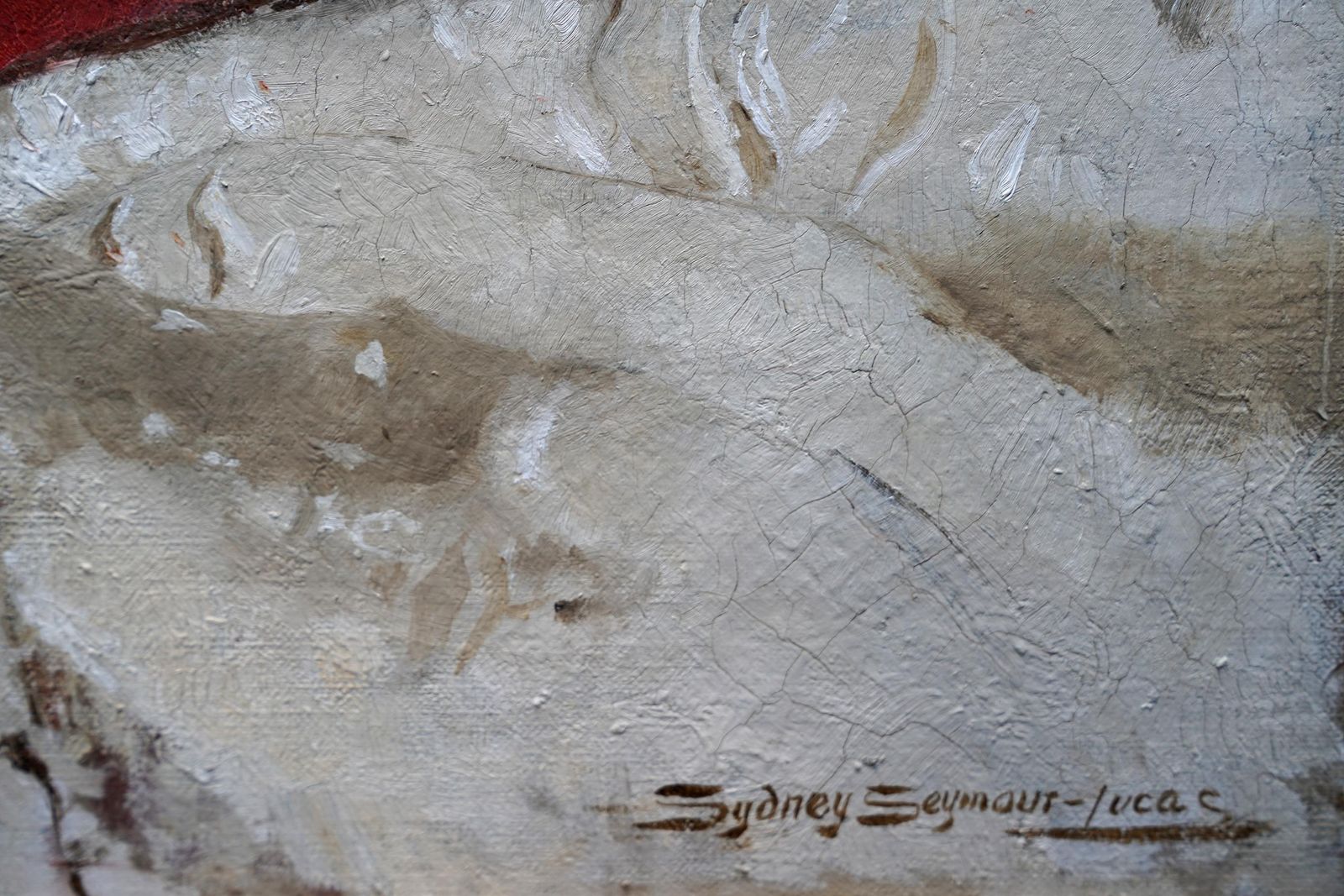 photo furniture Sydney Seymour Lucasportrait Of Sheila De Quincey   British 1950's Art Portrait Oil Paintingcirca 1957
