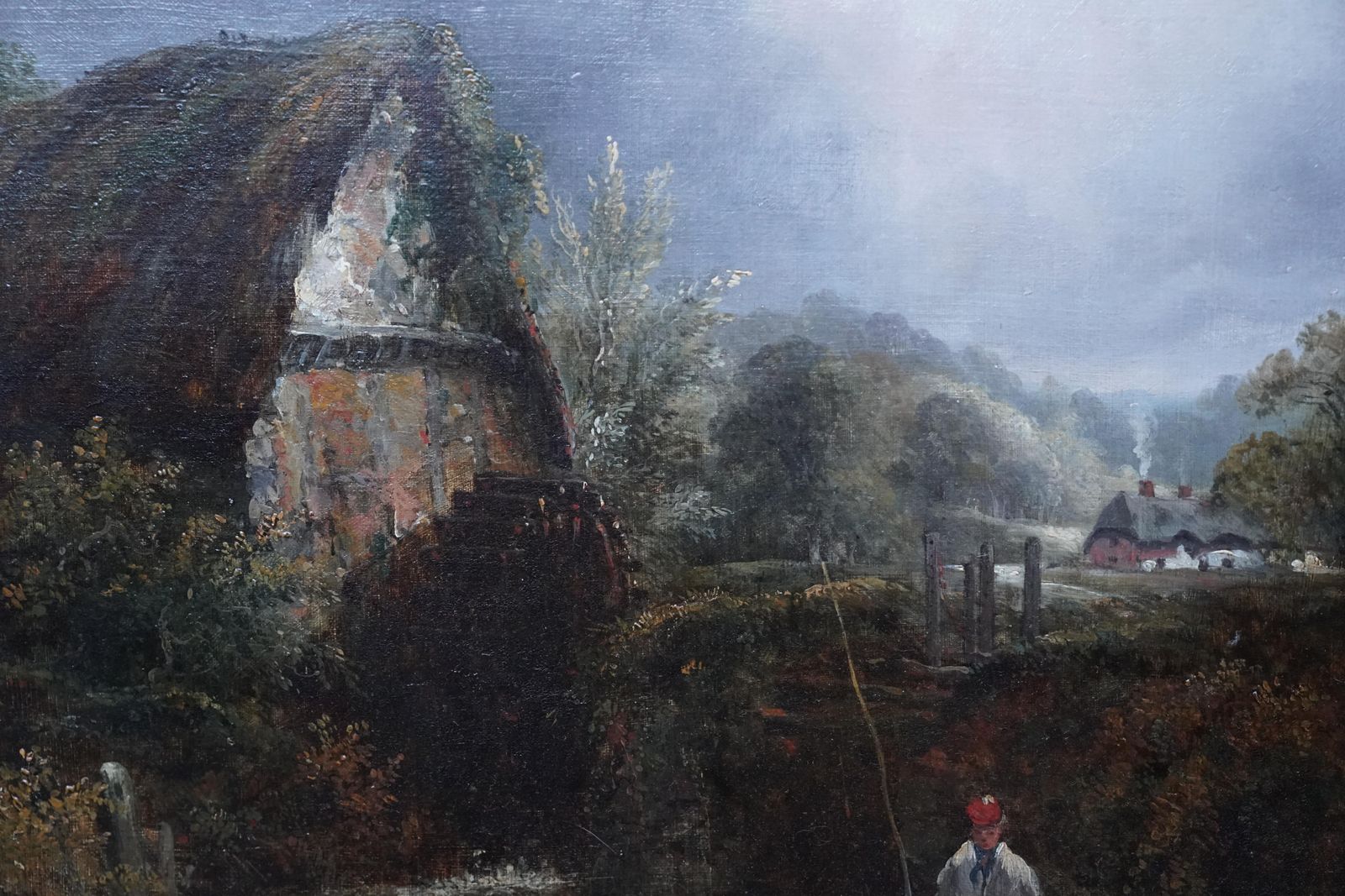 Frederick Waters Wattsdedham Watermill   British 19thc Art Landscape Oil Painting Constable Country Circa 1850 photo Art