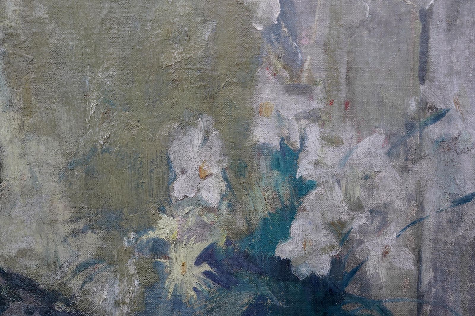 Harry Rutherfordpost Impressionist Portrait Of A Woman   British 40's Art Portrait Oil Paintingcirca 1940 photo buy