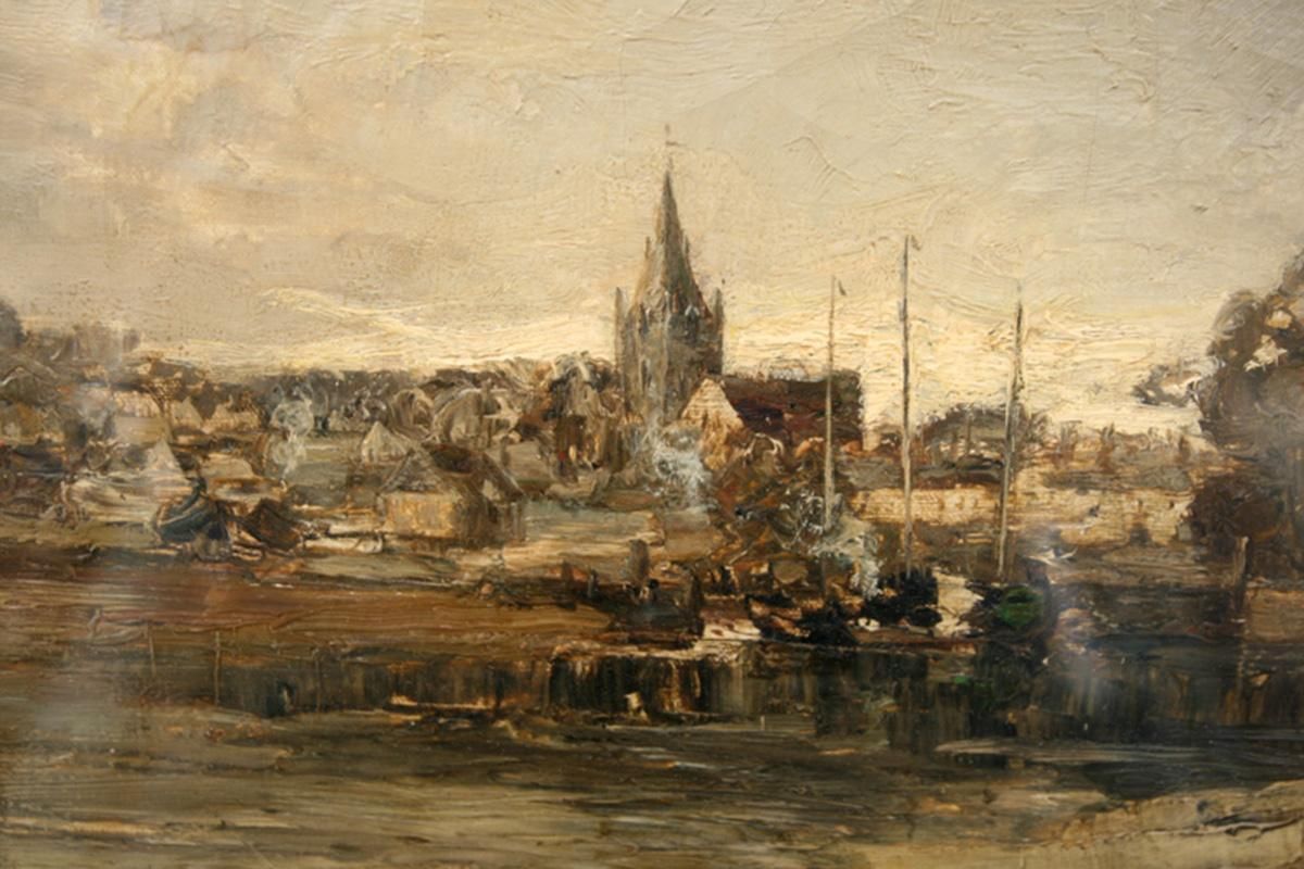 William Mounceykirkcudbright   Scottish 19th Century Art Impressionist Landscape Oil Painting Circa 1898 photo 7957.0