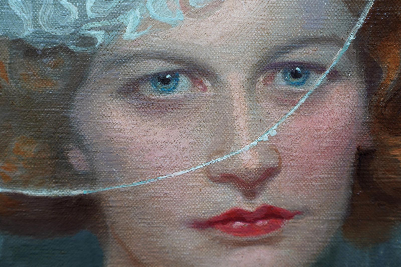 Frank Owen Salisburyportrait Of A Bride   British 1934 Romantic Art Female Portrait Oil Painting1934 photo vinterior