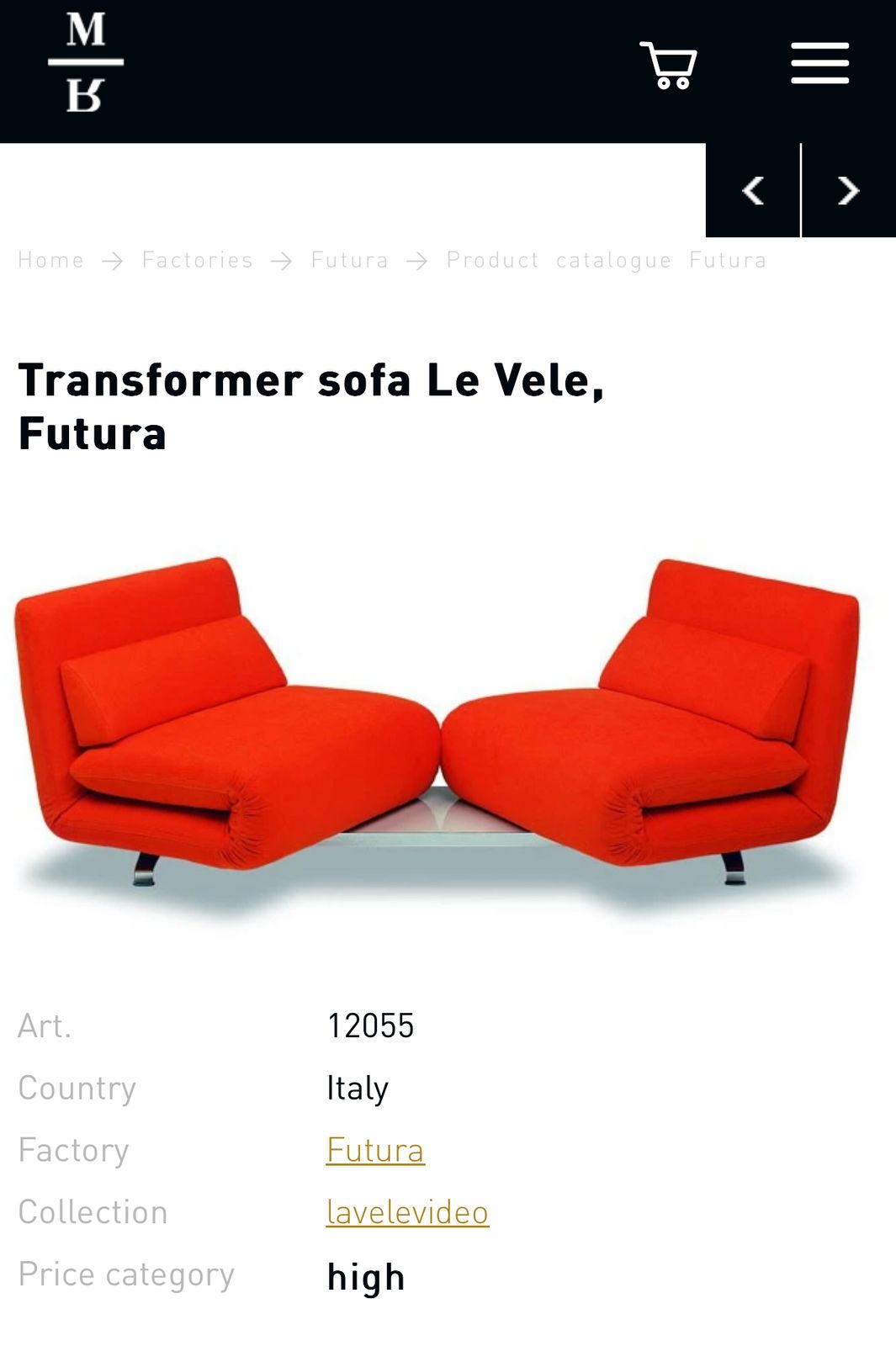 Futura Le Vele Multiway Sofabeds X2 photo Furniture