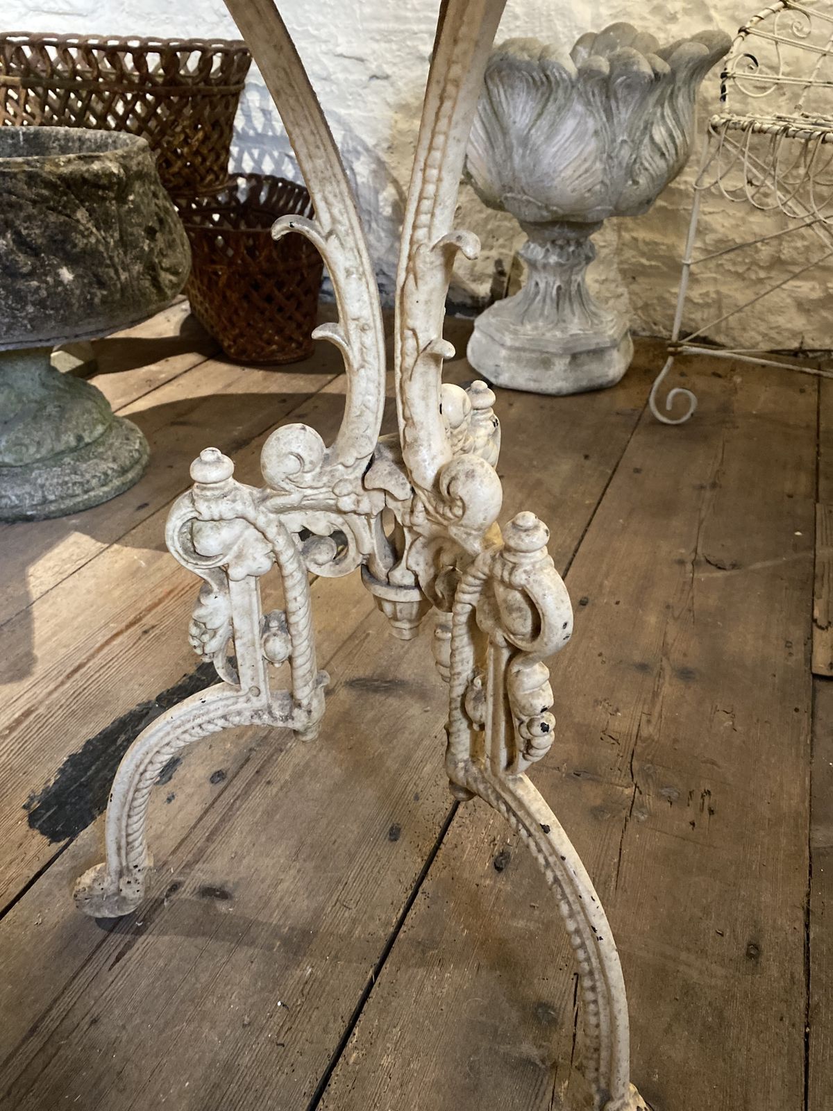 Marble Topped Cafe Table photo Garden Furniture