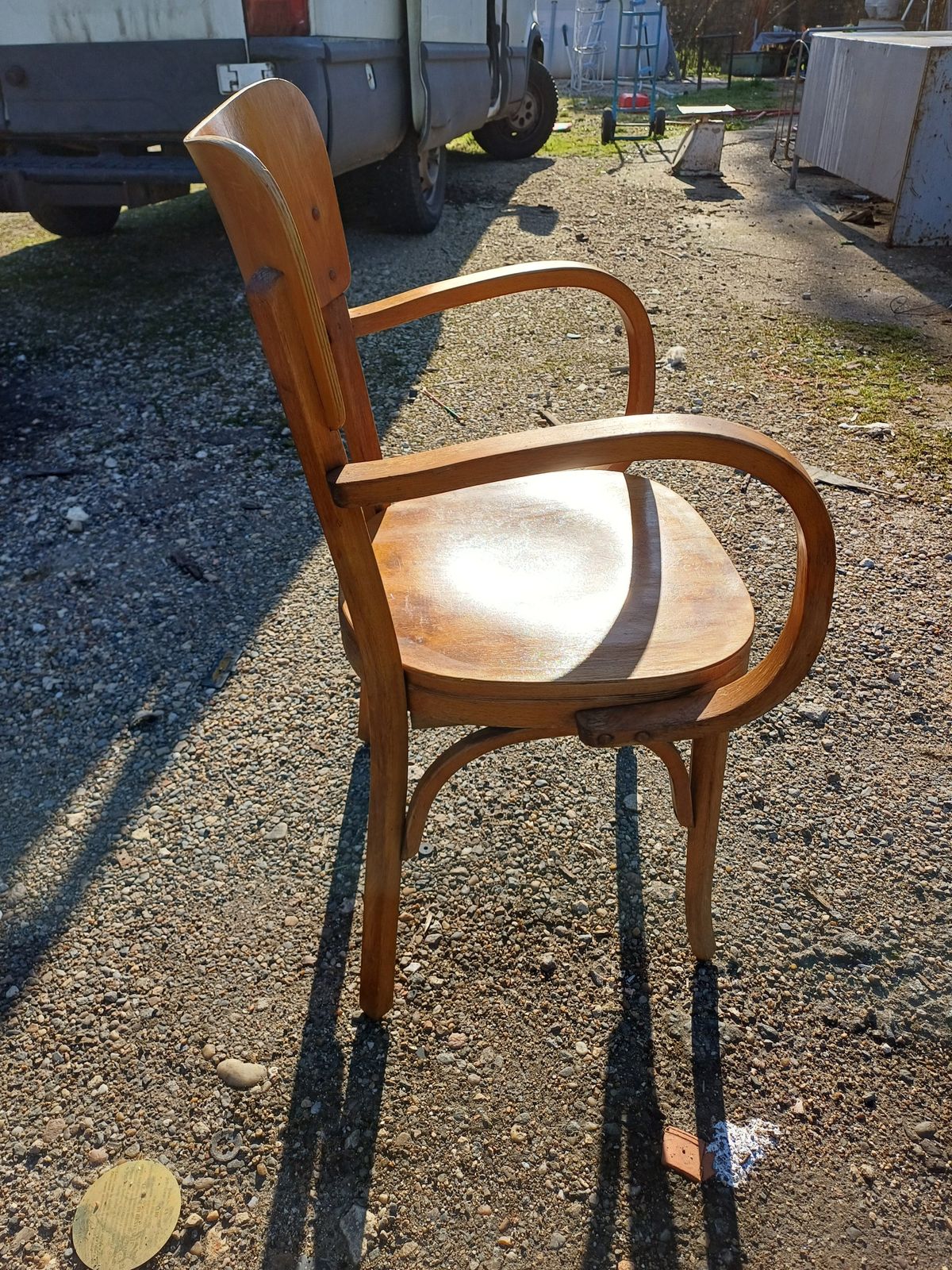 Baumann Armchair, 1960s, Beech photo 123.0