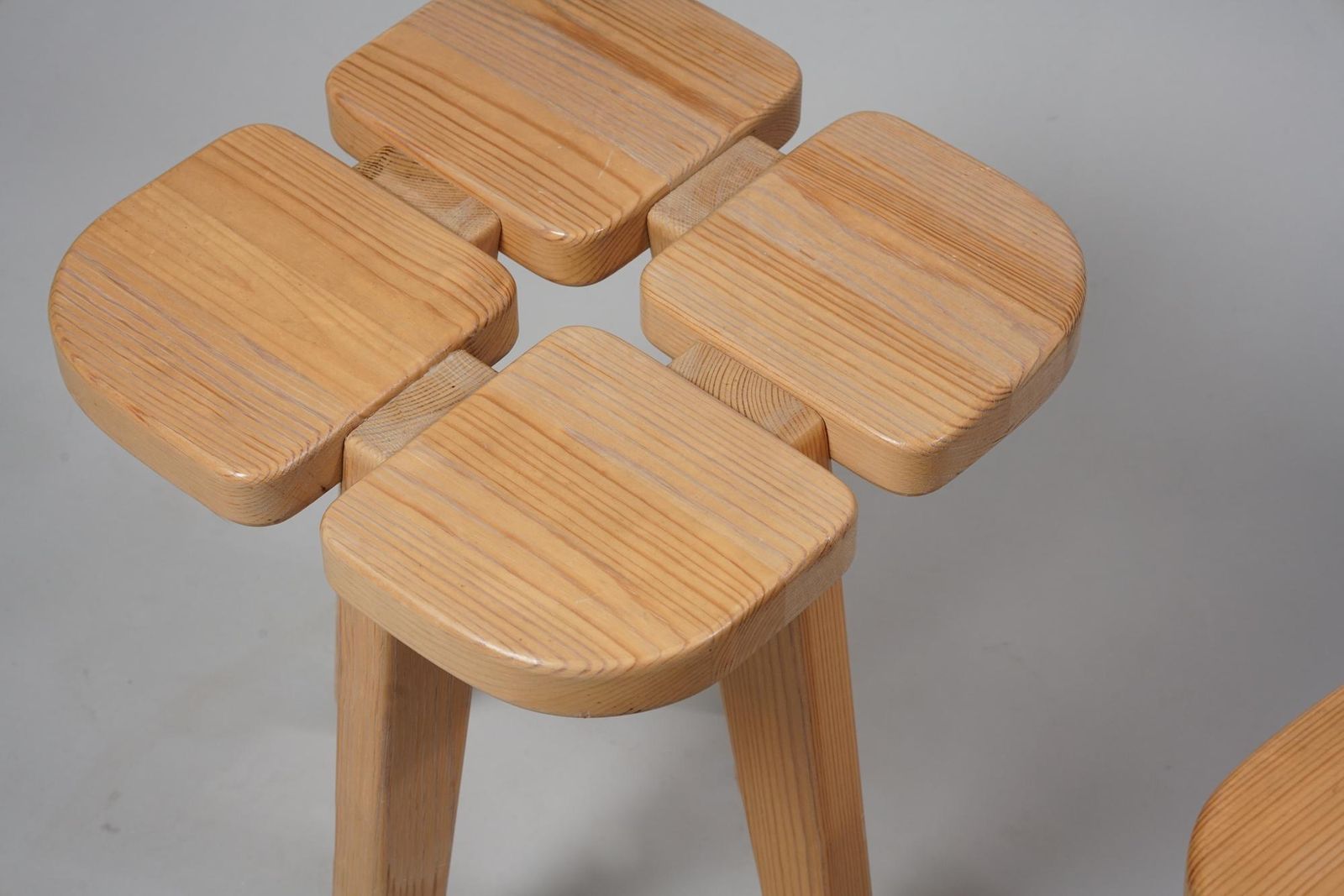 Scandinavian Modern "Apila" Stools, Rauni Peippo, Stockmann, Mid 20th Century photo Furniture