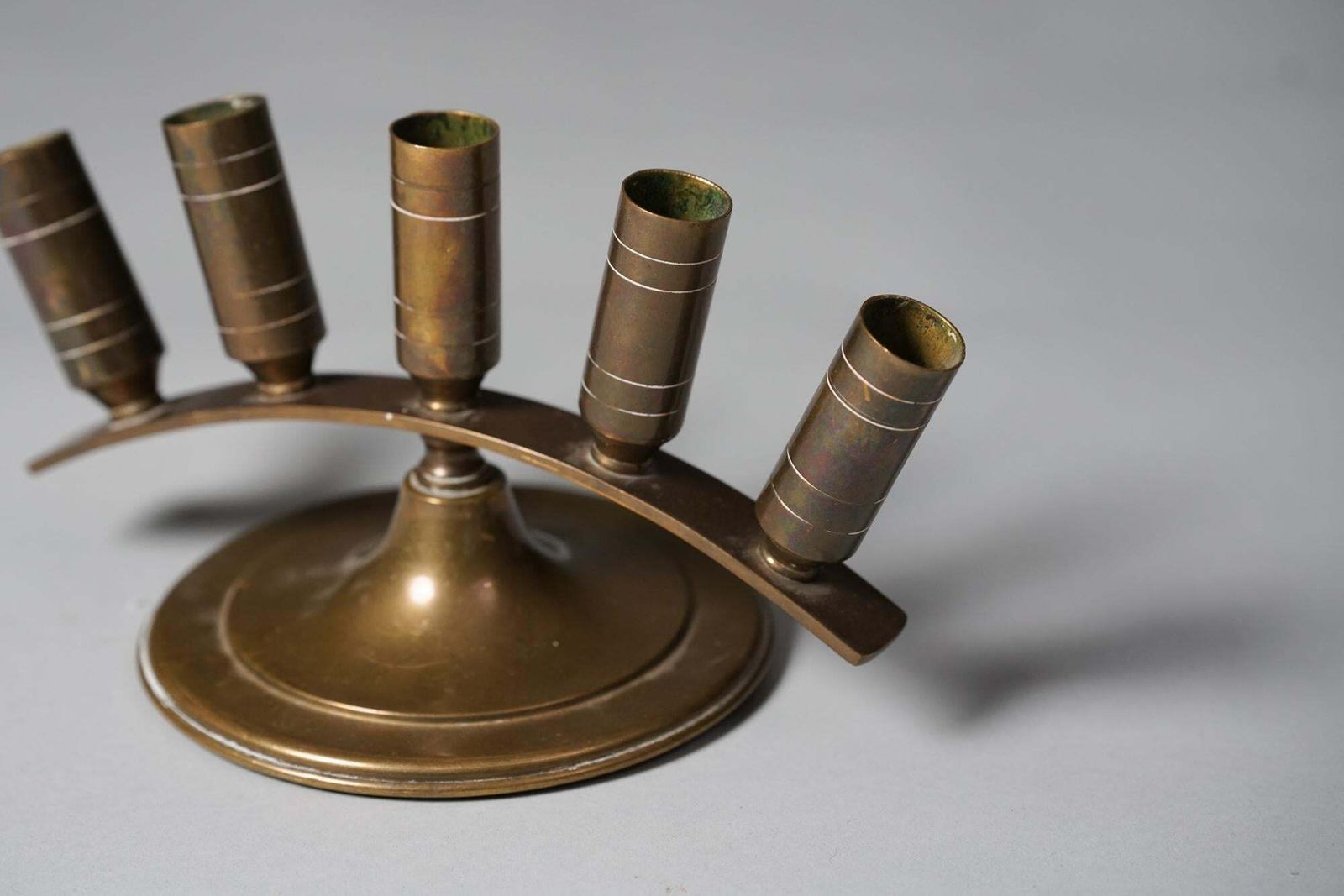 Candle Holder In The Style Of Paavo Tynell, 1940s photo 578.0