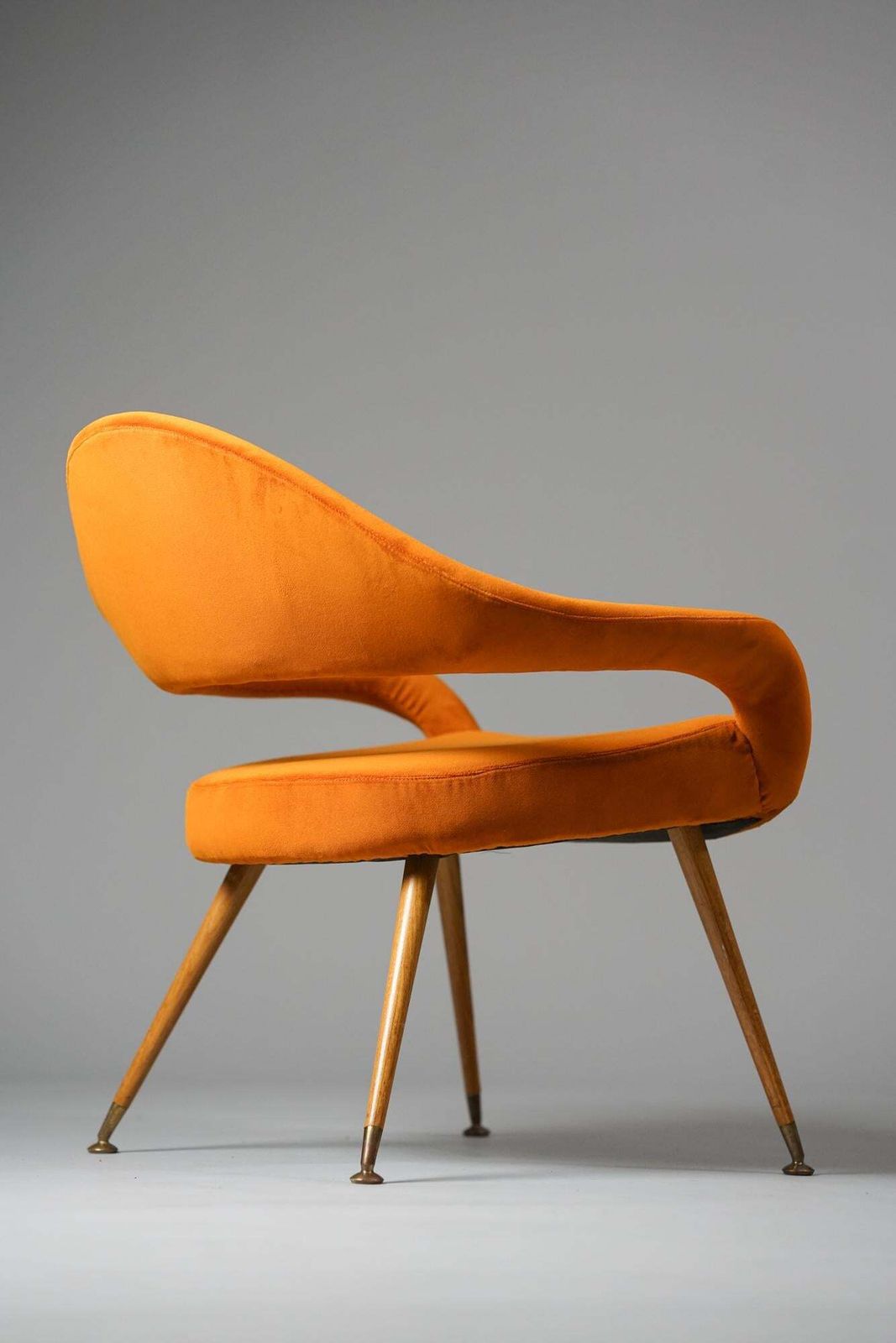 Rare Model "Du 55 P" Lounge Chair By Gastone Rinaldi, 1954 photo furniture