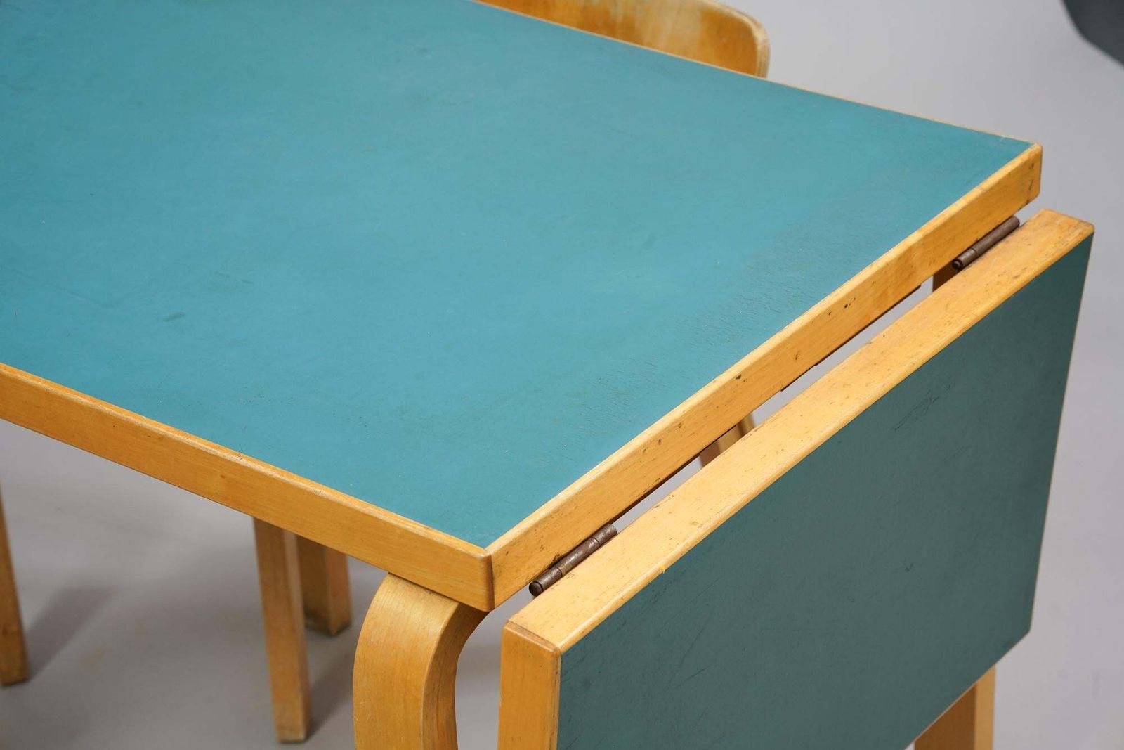 Alvar Aalto Dining Room Set Model Dl82 Table & Model 65 Chairs, Circa 1940s photo vinterior