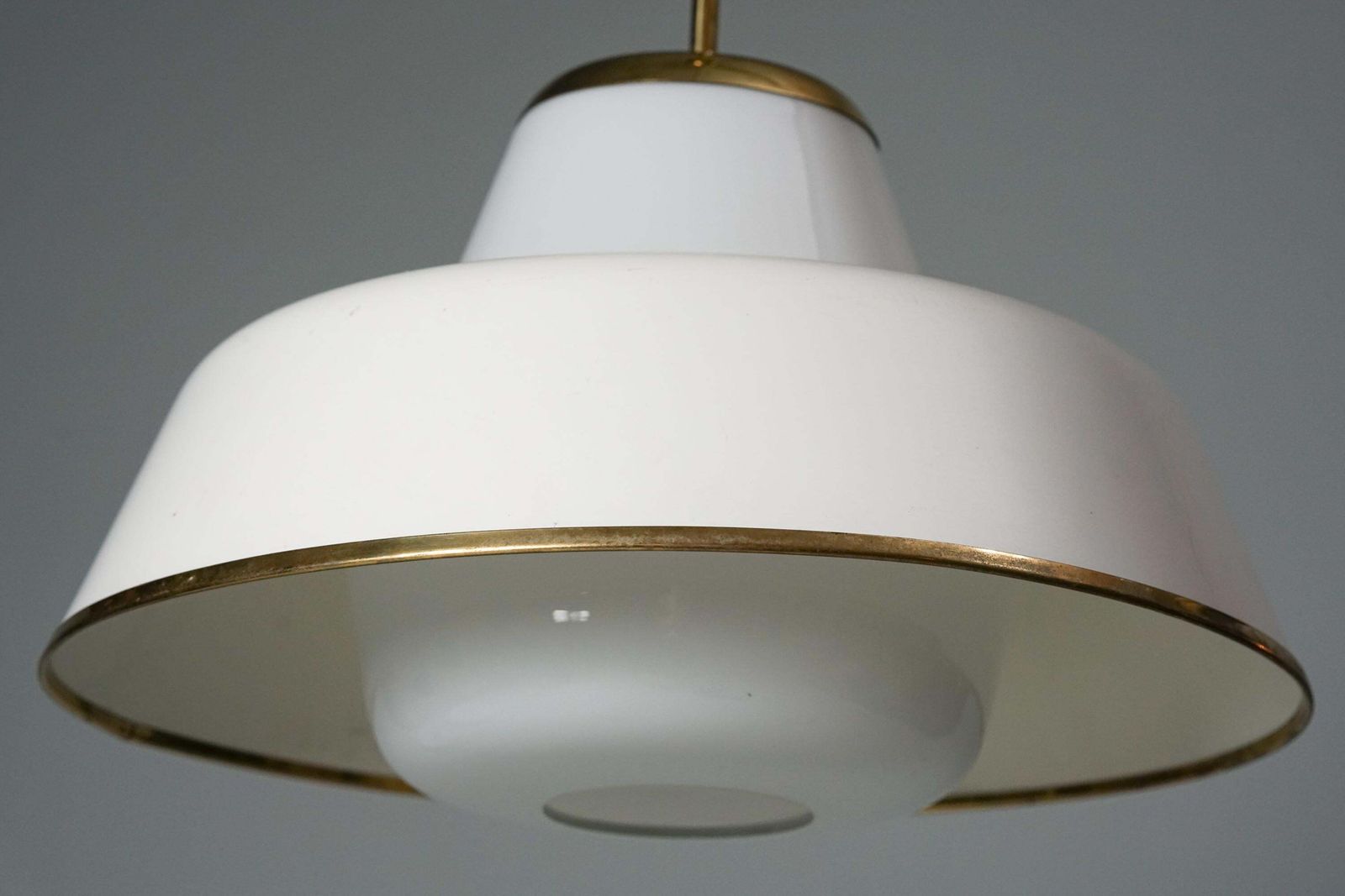 Rare Pendant, Lisa Johansson Pape, Orno Oy, 1950s photo Lighting