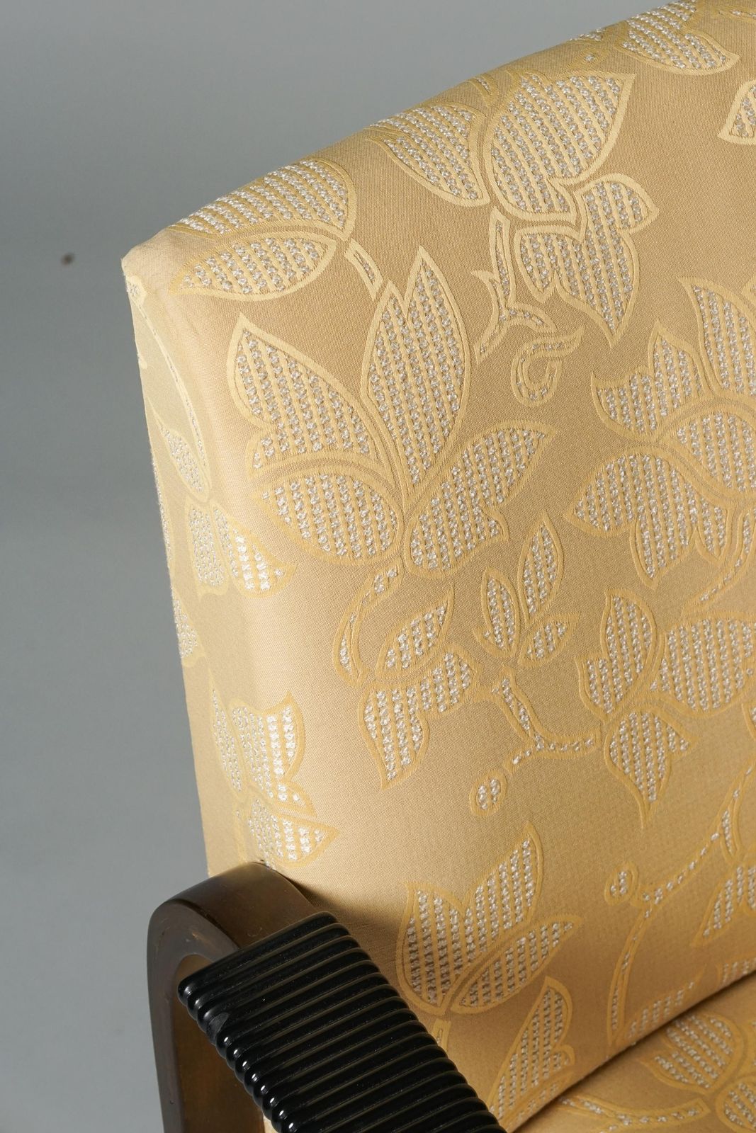 Model 46 Armchair With Floral Fabric, Alvar Aalto, 1930/1940s photo vinterior