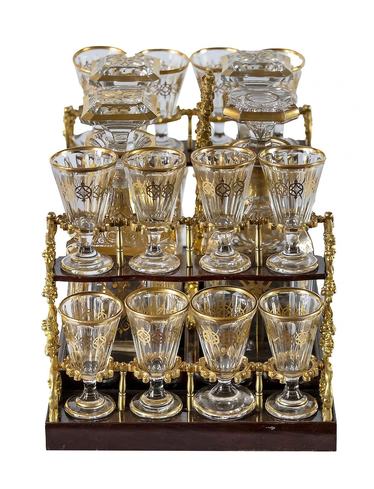 photo furniture 19th Century French Boulle / Napoleon III Liqueur Cave Box