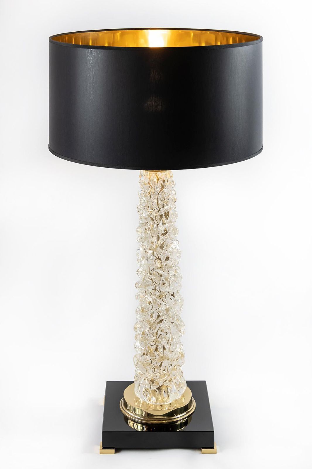 Pair Of Italian Table Lamps In Murano Glass photo furniture