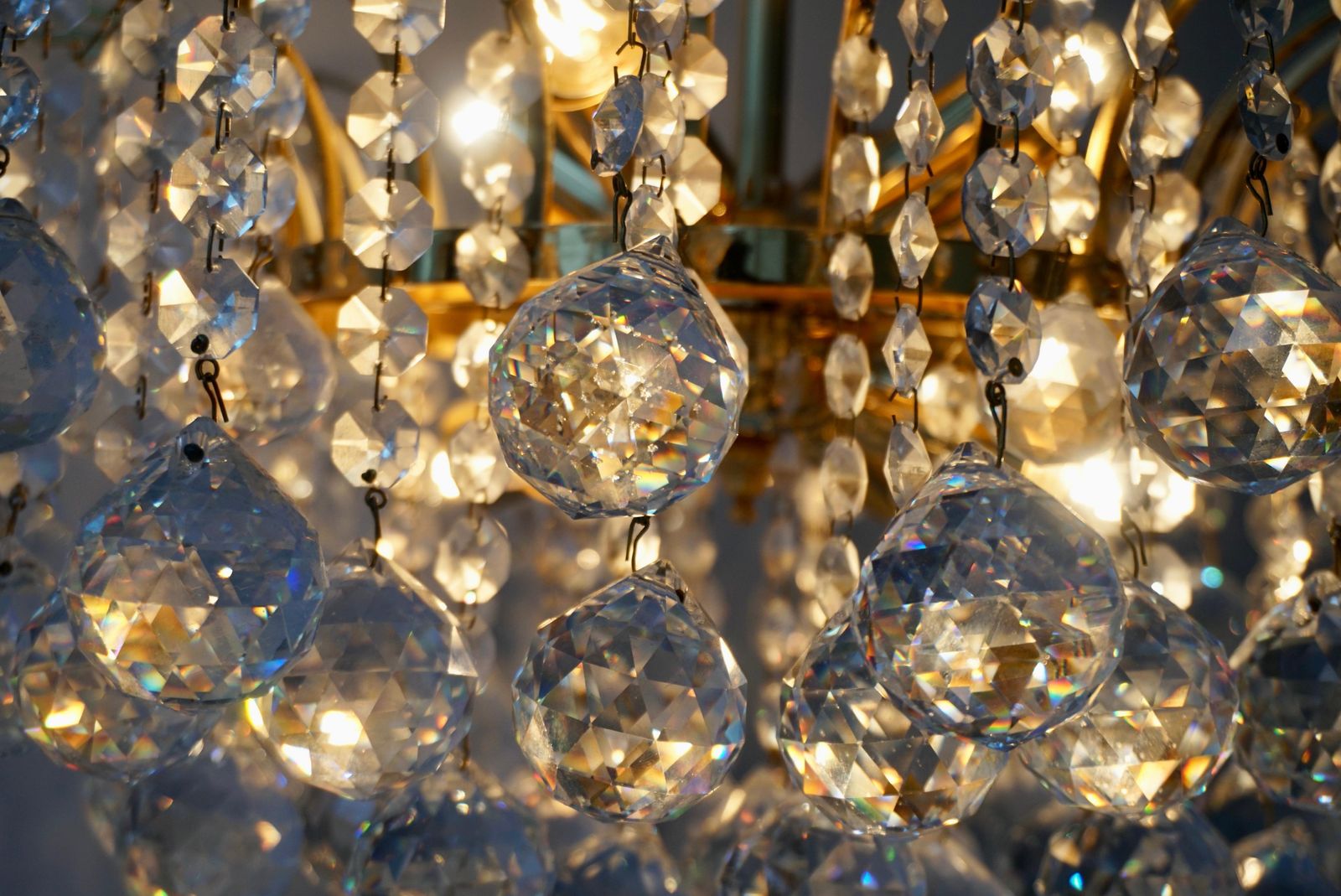 2762.0 Glass Crystal Chandelier By Christoph Palme, Germany, 1970s photo