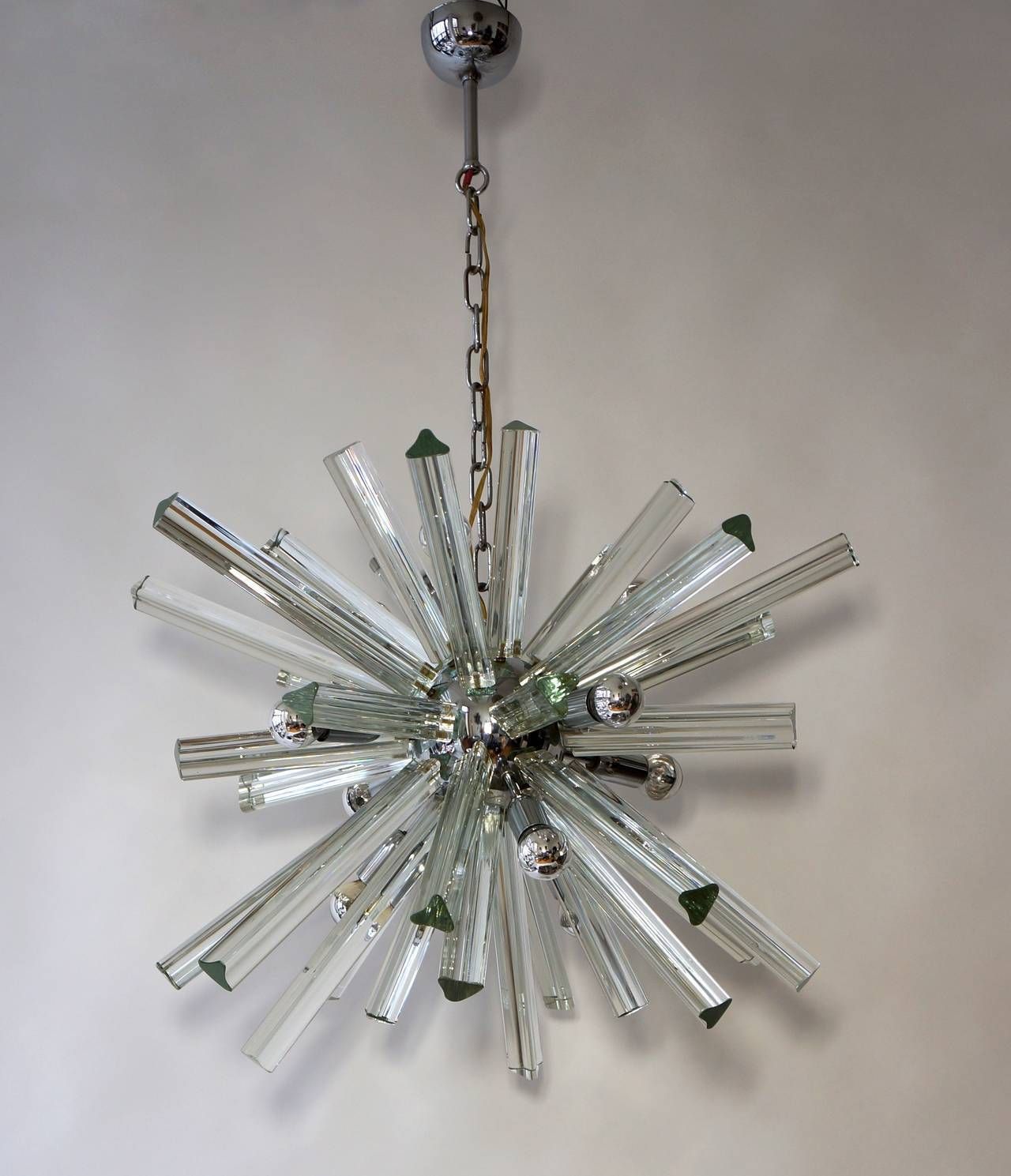 Mid Century Modernist Murano Glass Rod Sputnik Chandelier photo furniture