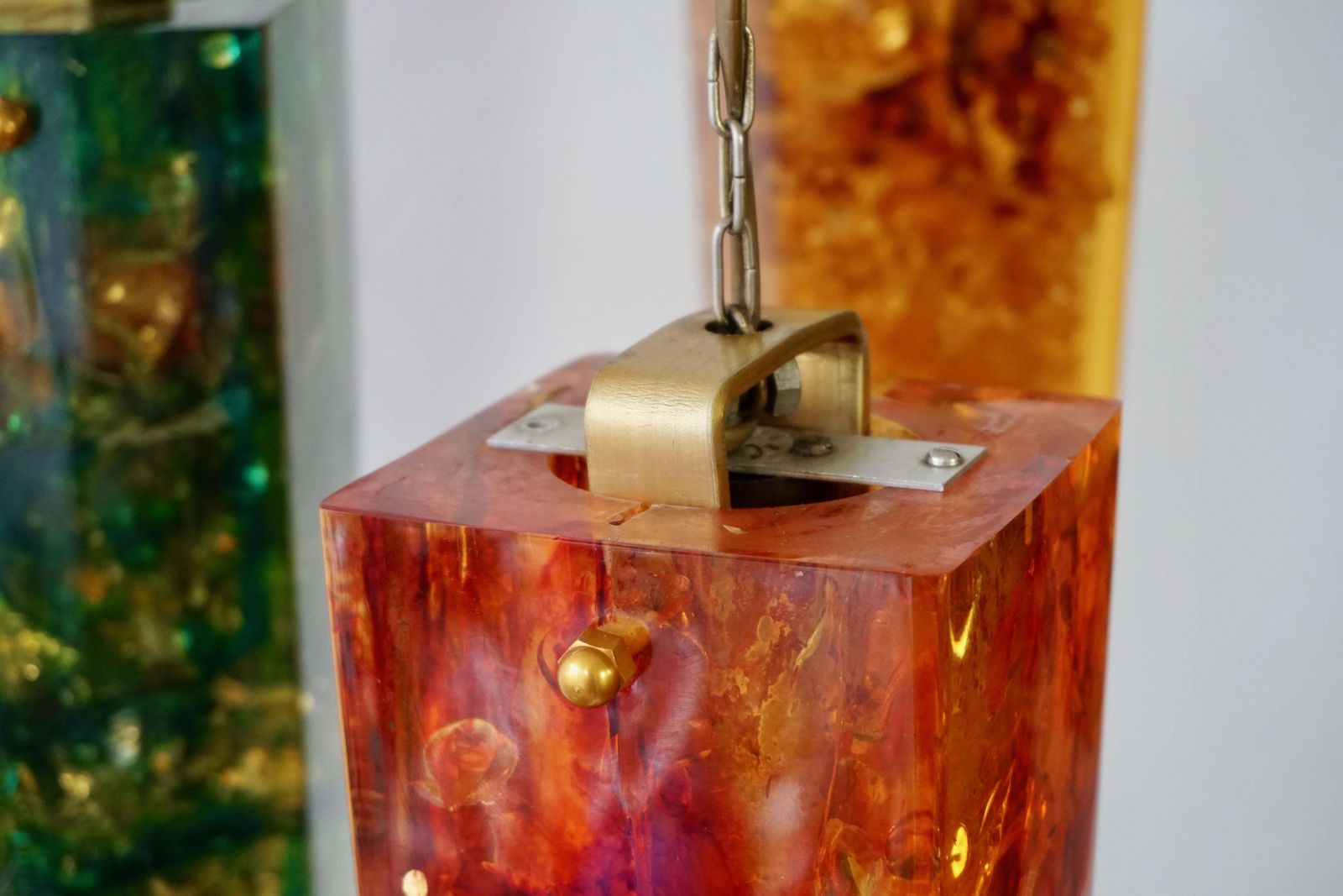 photo for sale Pierre Giraudon Fractal Resin Shatterline Chandelier