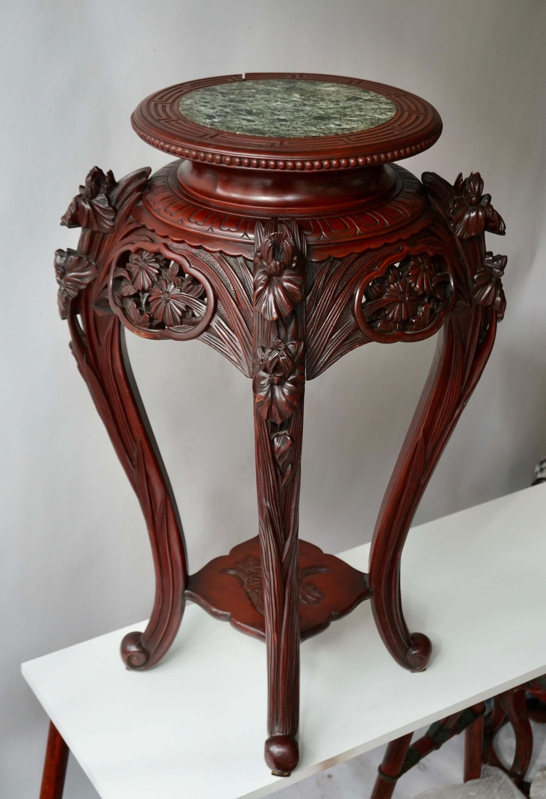 Chinese Rosewood Country House Pedestal photo furniture