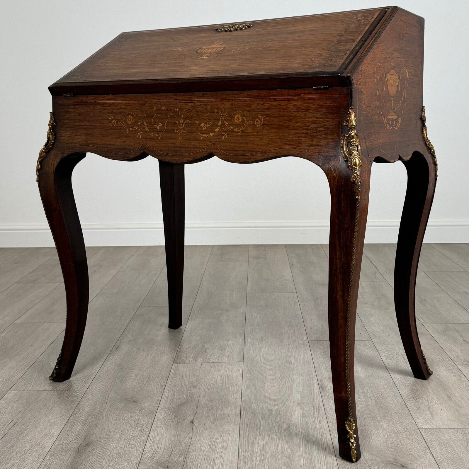 Antique 19th Century French Bureau De Dame In Rosewood photo for sale