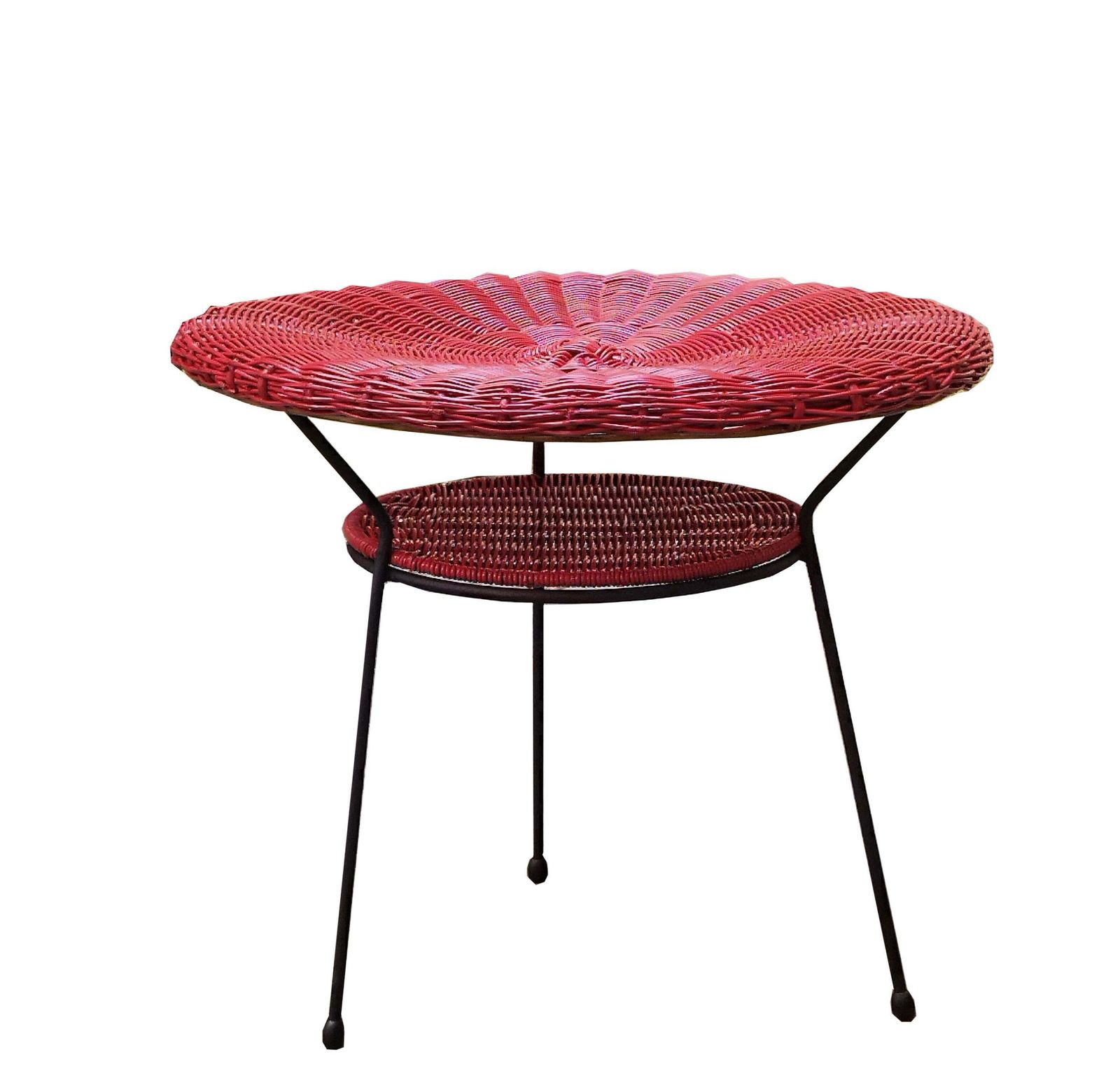 Roberto Mango Set Two Armchairs And Coffee Table In Rattan, Italy 1960s photo vinterior