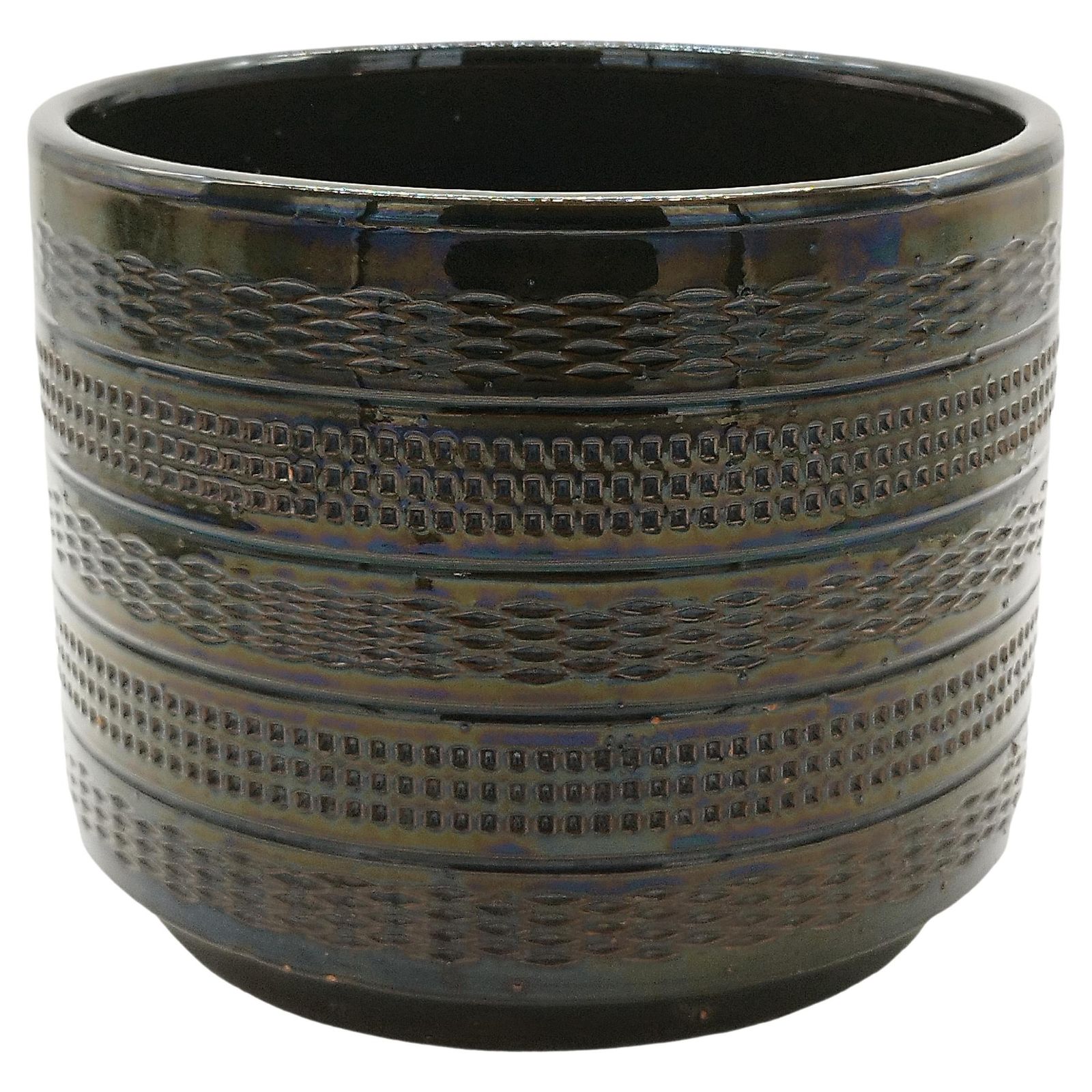 Glazed Terracotta Plant Holder 'Vasi Treviso', Italy 1960s