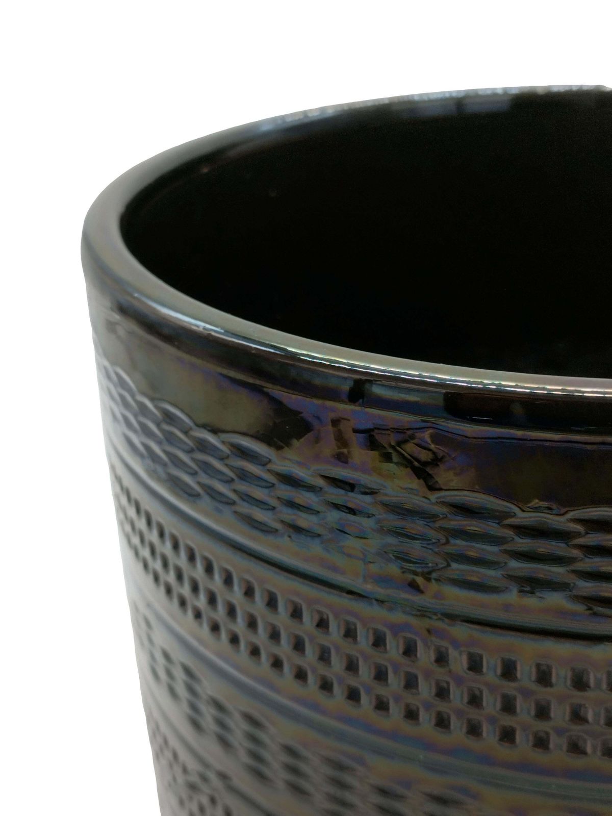 Glazed Terracotta Plant Holder 'Vasi Treviso', Italy 1960s photo 255.0