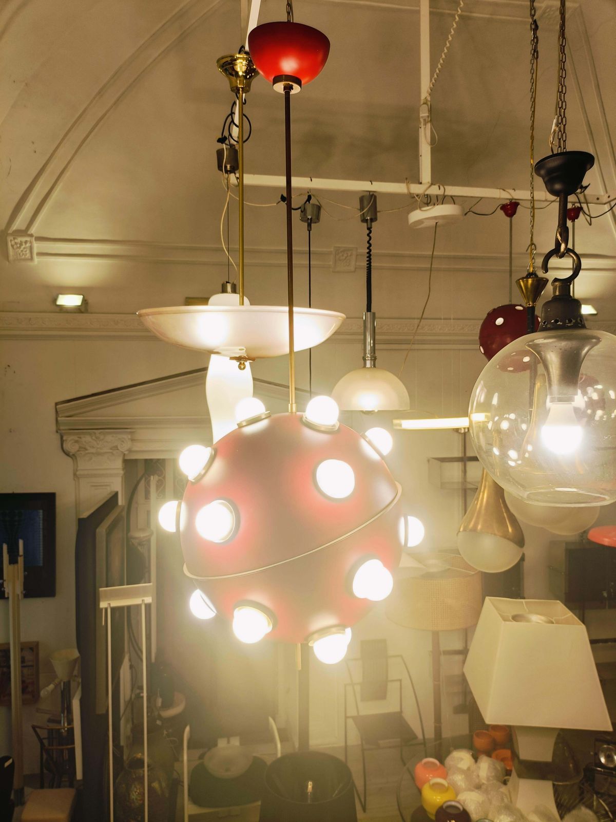 Oscar Torlasco For Lumi Chandelier Mod.553, Italy 1960s photo buy