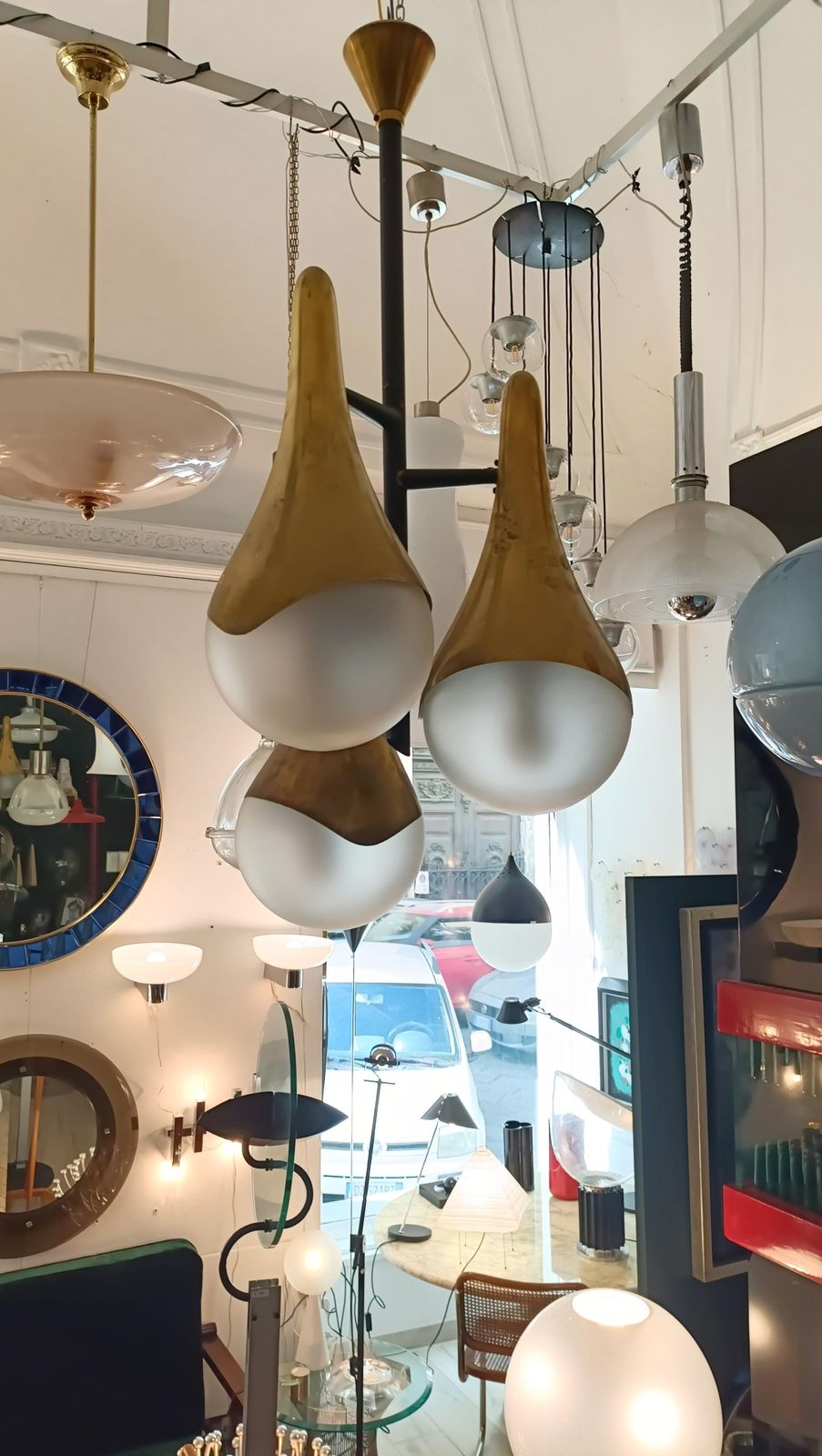 Max Ingrand For Fontana Arte Rare Chandelier, Italy 1960 photo 40742.0