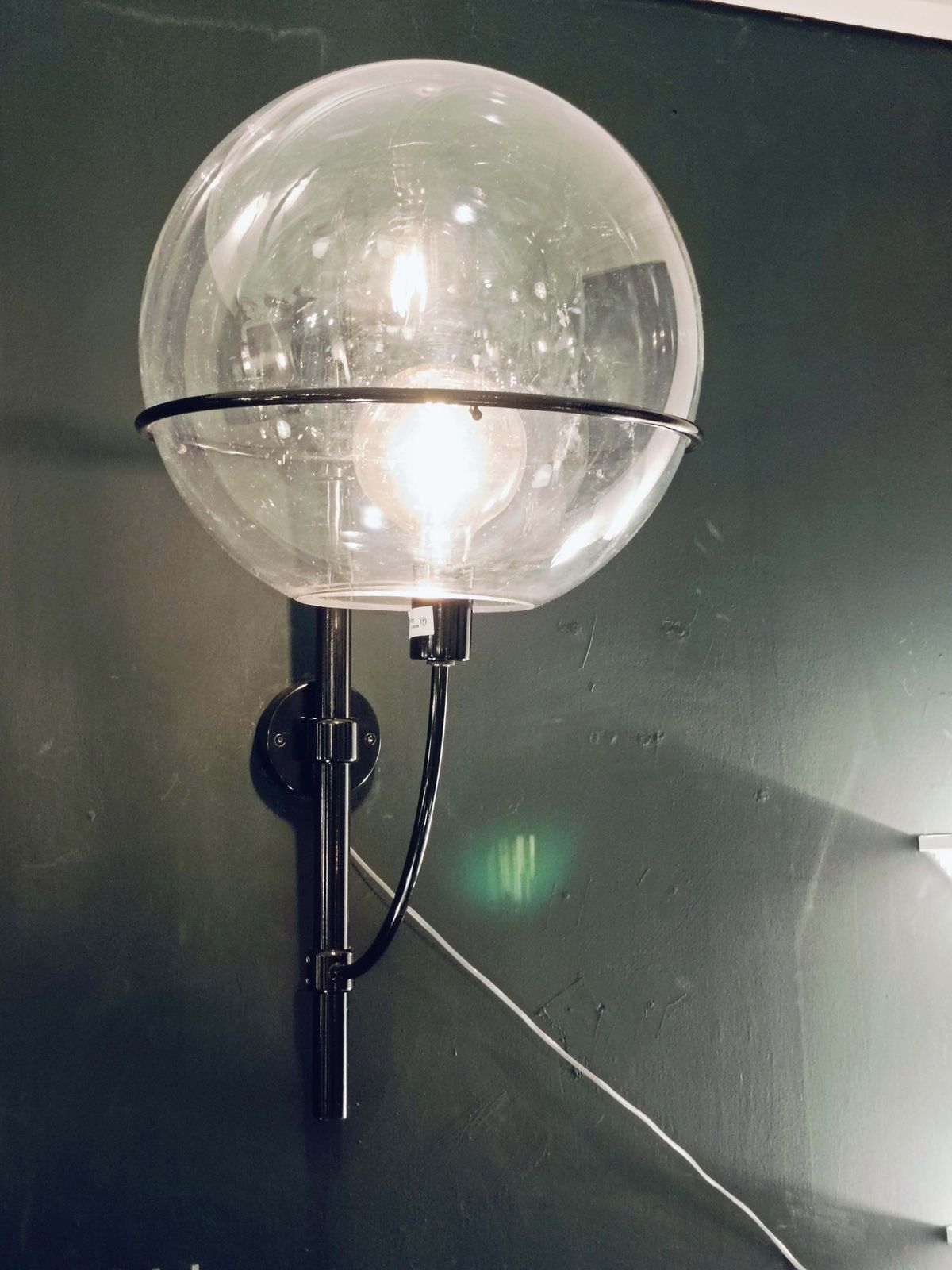 Vico Magistretti For Oluce Wall Lamp "Lyndon 160," Italy 1980s photo vintage