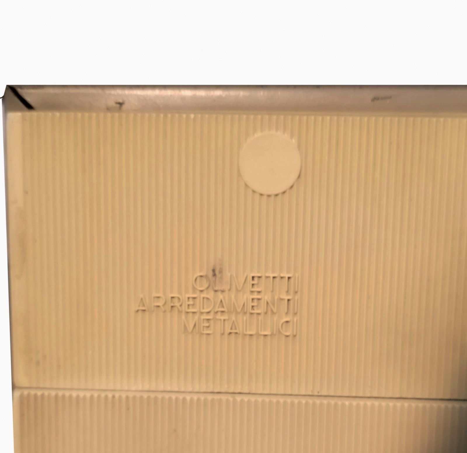 Studio Bbpr For Olivetti Sintesis "Arco" Office 3 Drawer Desk, Italy 1960s photo vinterior