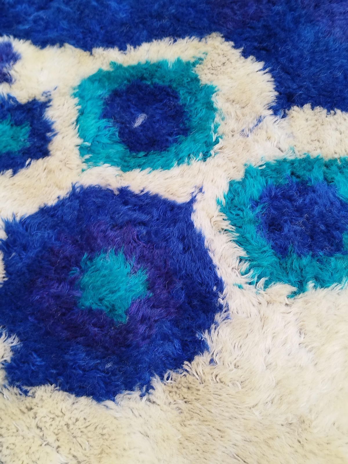 Scandinavian Rya Rug, 1960s photo 1700.0