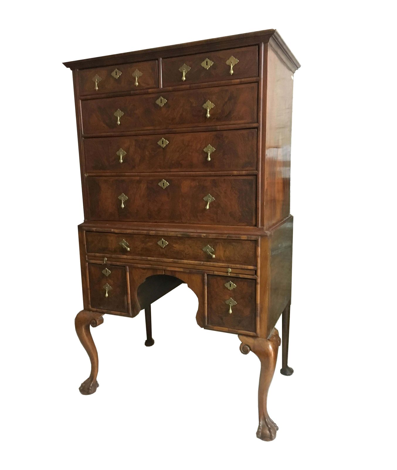 Early 18th Century Antique Walnut Chest On Chest Or Highboy photo furniture