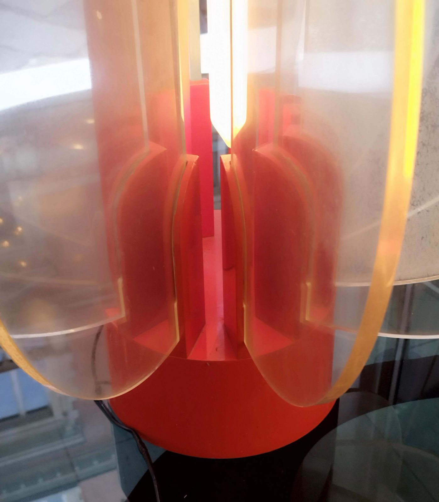Gae Aulenti For Kartell "King Sun" Table Lamp, Italy 1970s photo Lighting