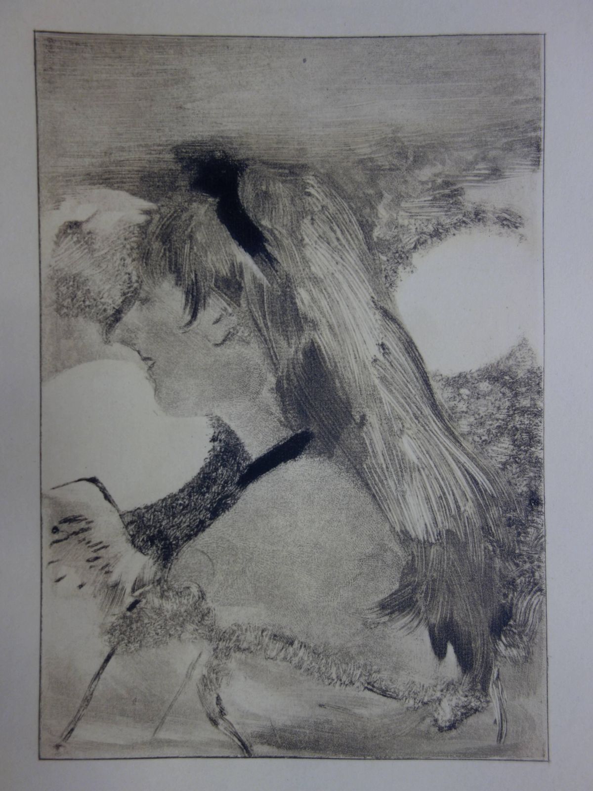 (After) Edgar Degaswhorehouse Scene : Blond Hair Girl   Original Etching1935