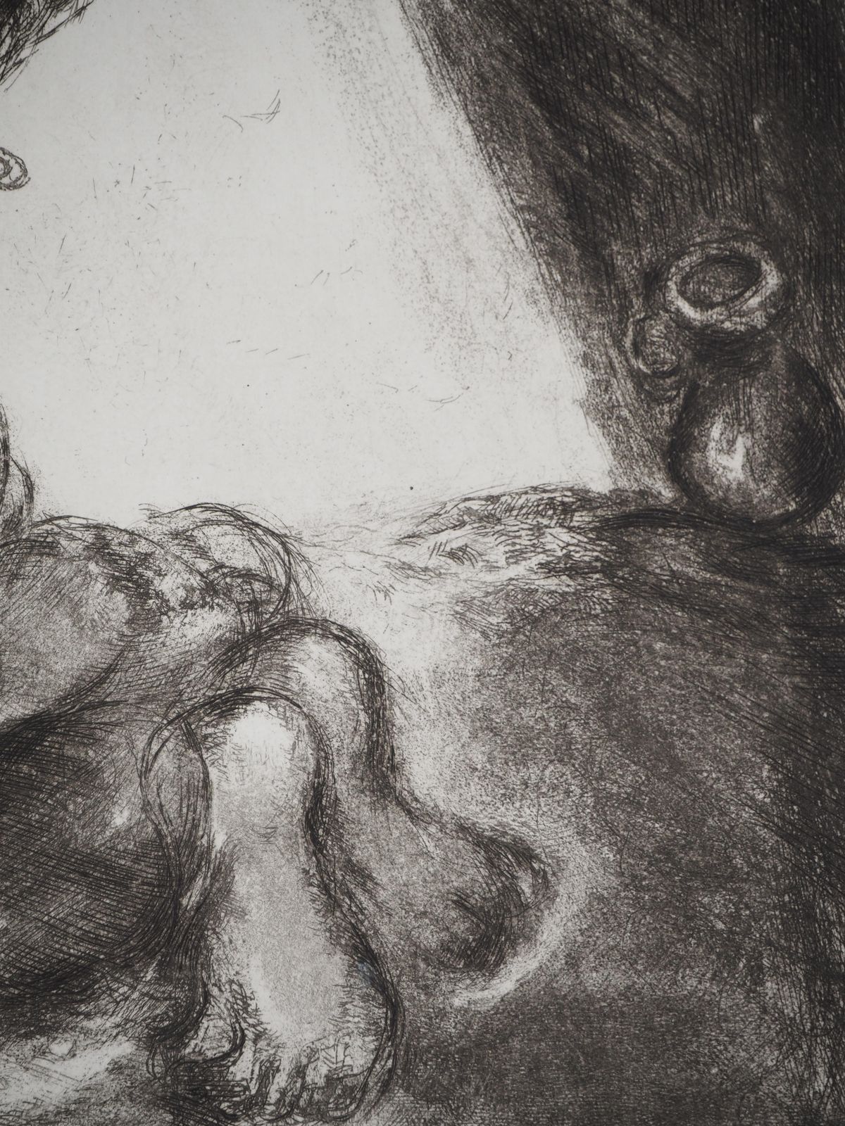 Marc Chagallbible : Jeremiah In The Pit, 1939   Original Etching1939 photo 1105.0