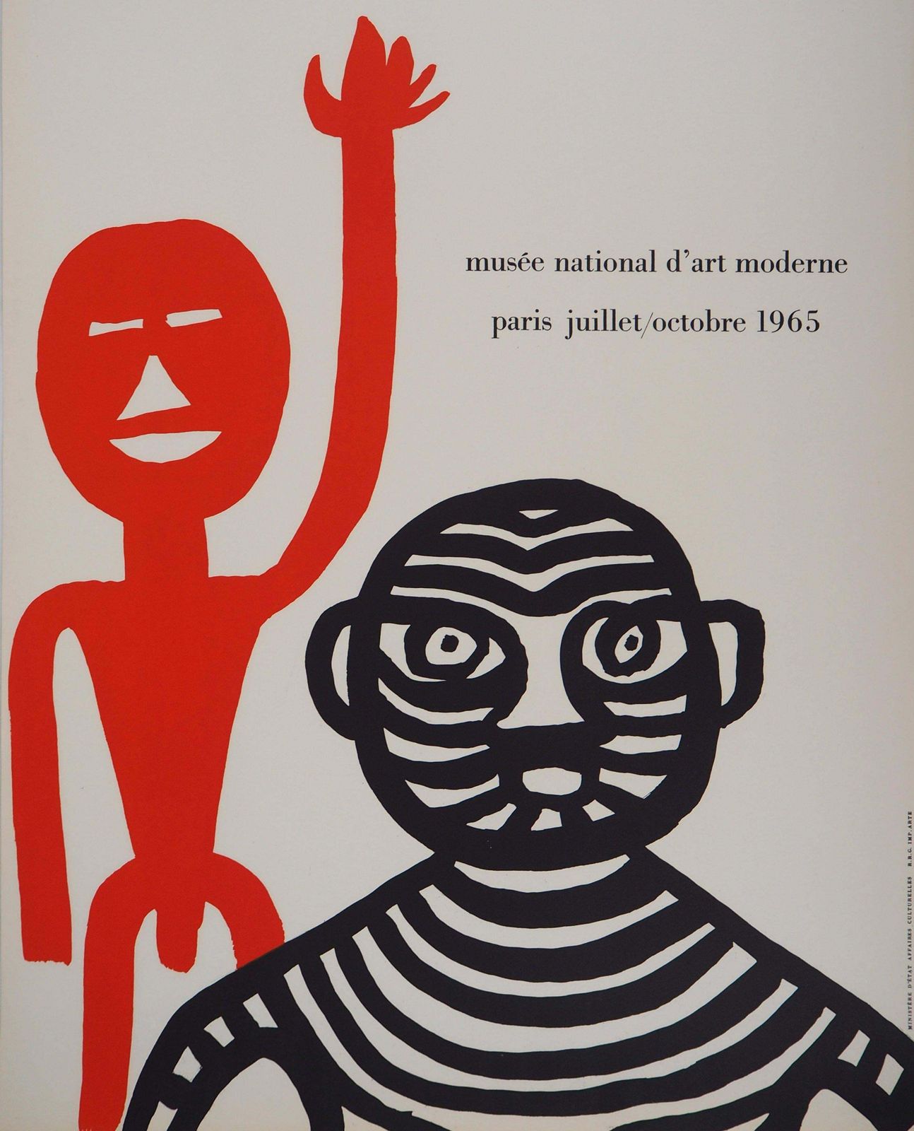 Tiger Man And Red Man   Lithograph, 1965 #Maeght1965 photo furniture
