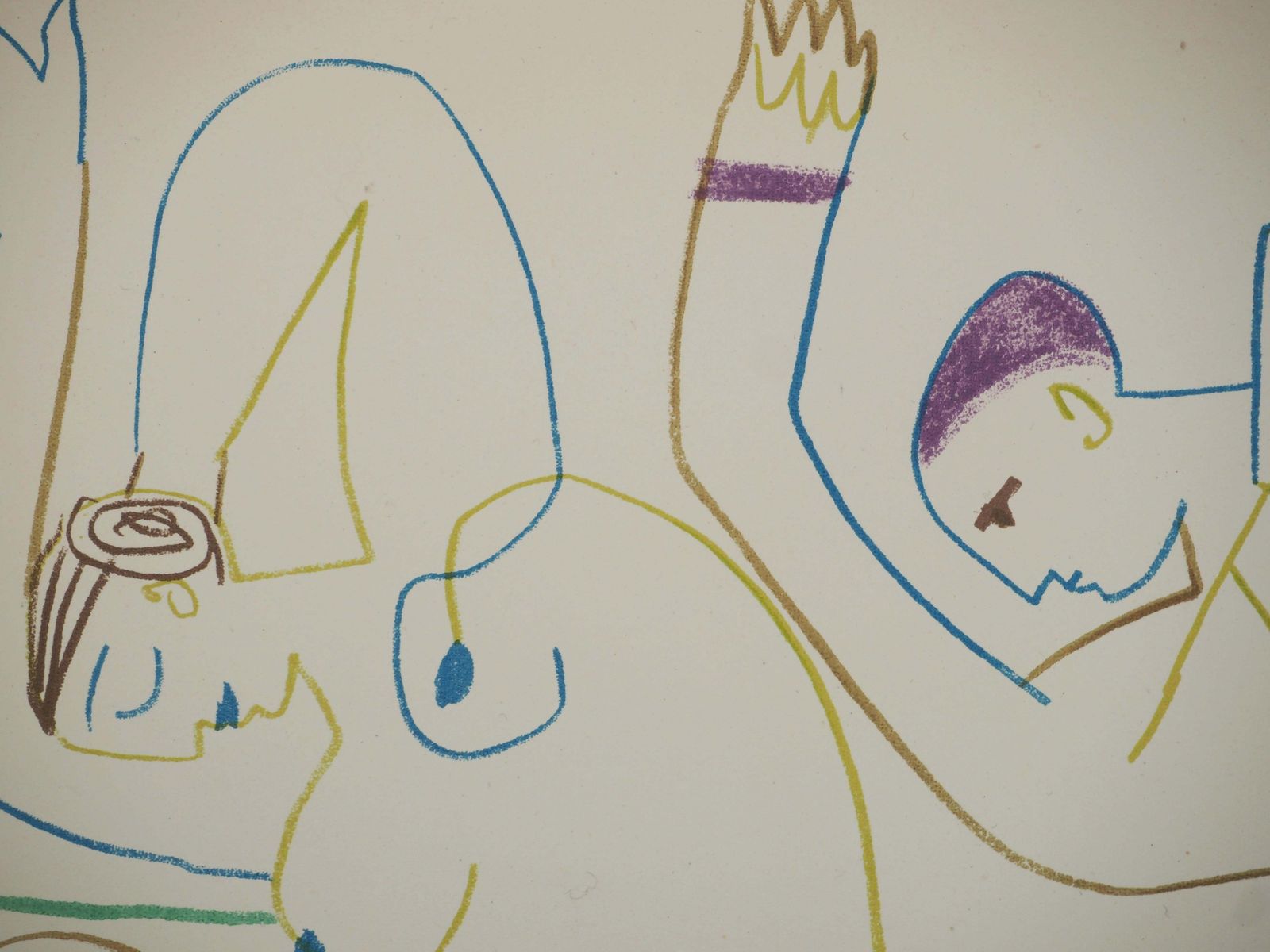 Pablo Picassonude Woman And Servant   Original Lithograph (Mourlot)1954 photo Art