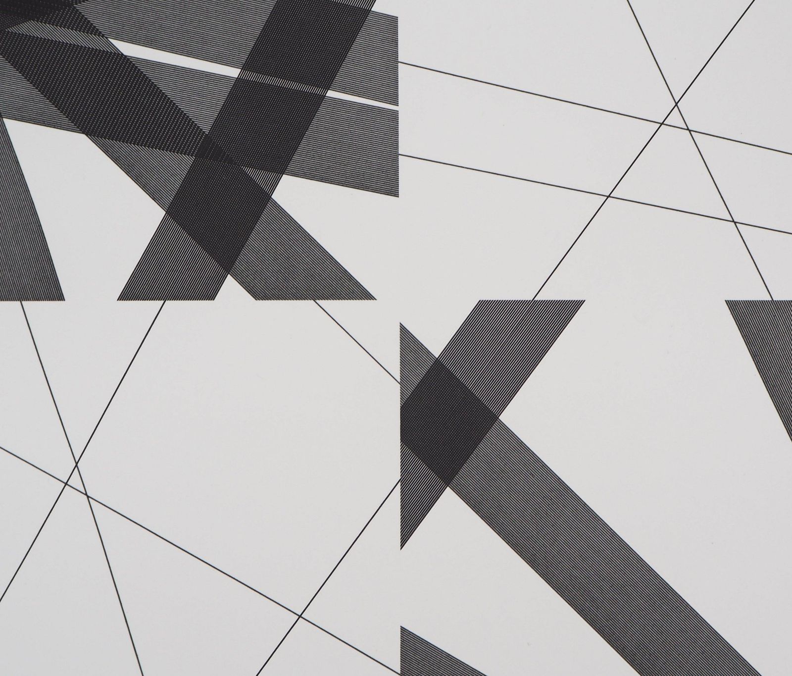 Francois Morelletop Art : Geometrical Abstraction   Original Etching With Aquatint2006 photo for sale