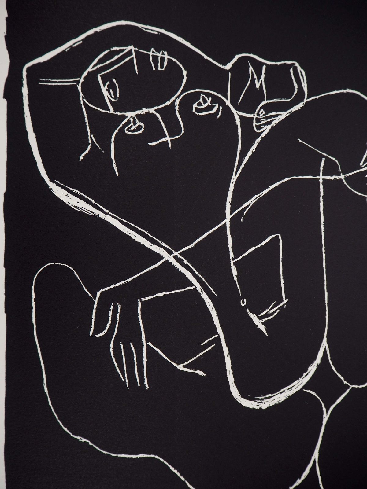 Le Corbusierpassion Of The Lovers   Original Lithograph (Atelier Michel Cassé), 19641964 photo for sale