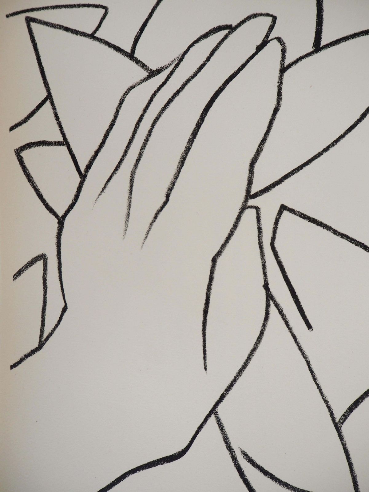 Françoise Gilotthe Hidden Man, 1951   Original Lithograph1951 photo for sale