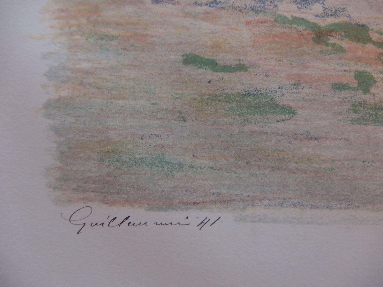 Armand Guillauminhaystacks Near Palaiseau   Original Handsigned Lithograph   100 Copies1898 photo furniture