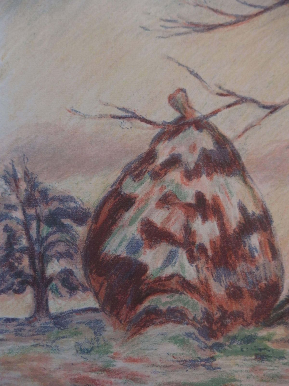 Armand Guillauminhaystacks Near Palaiseau   Original Handsigned Lithograph   100 Copies1898 photo buy