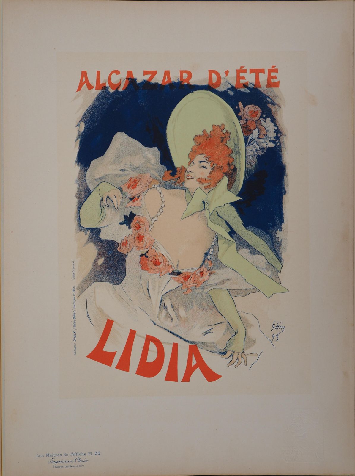 Jules Chéretlidia   Lithograph (Les Maîtres De L'affiche), 18951895 photo furniture