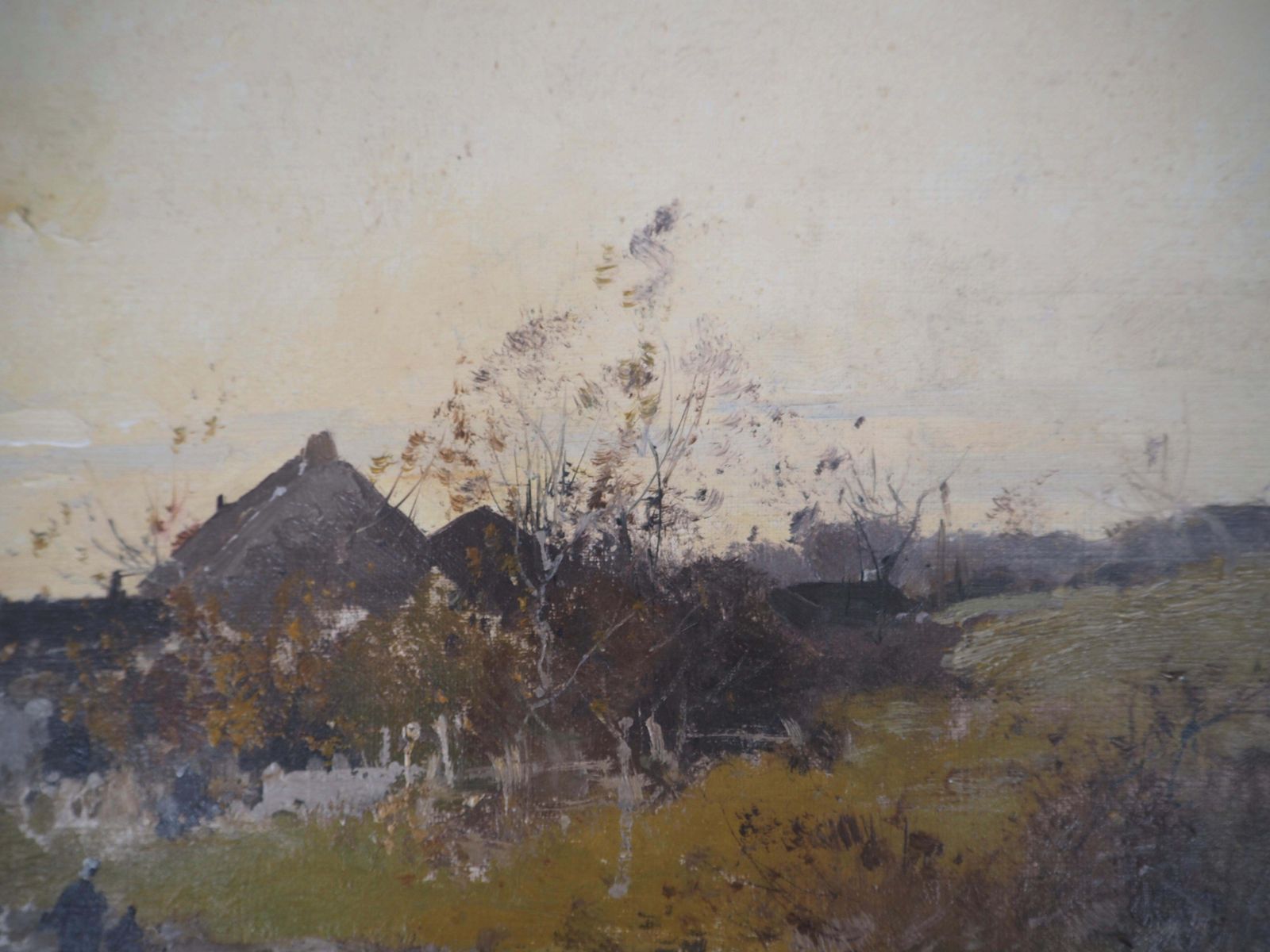 Eugene Galien Lalouenormandy, Arriving Near The Old Farm   Original Painting On Canvas   Signed photo vinterior