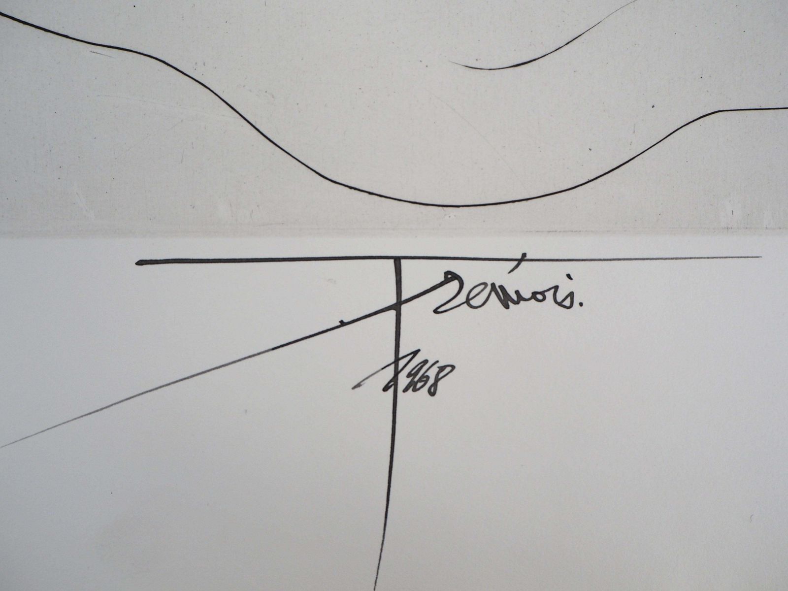 Pierre Yves Trémoispierre Yves Trémois :  Harmony   Original Handsigned Etching, 19681968 photo furniture