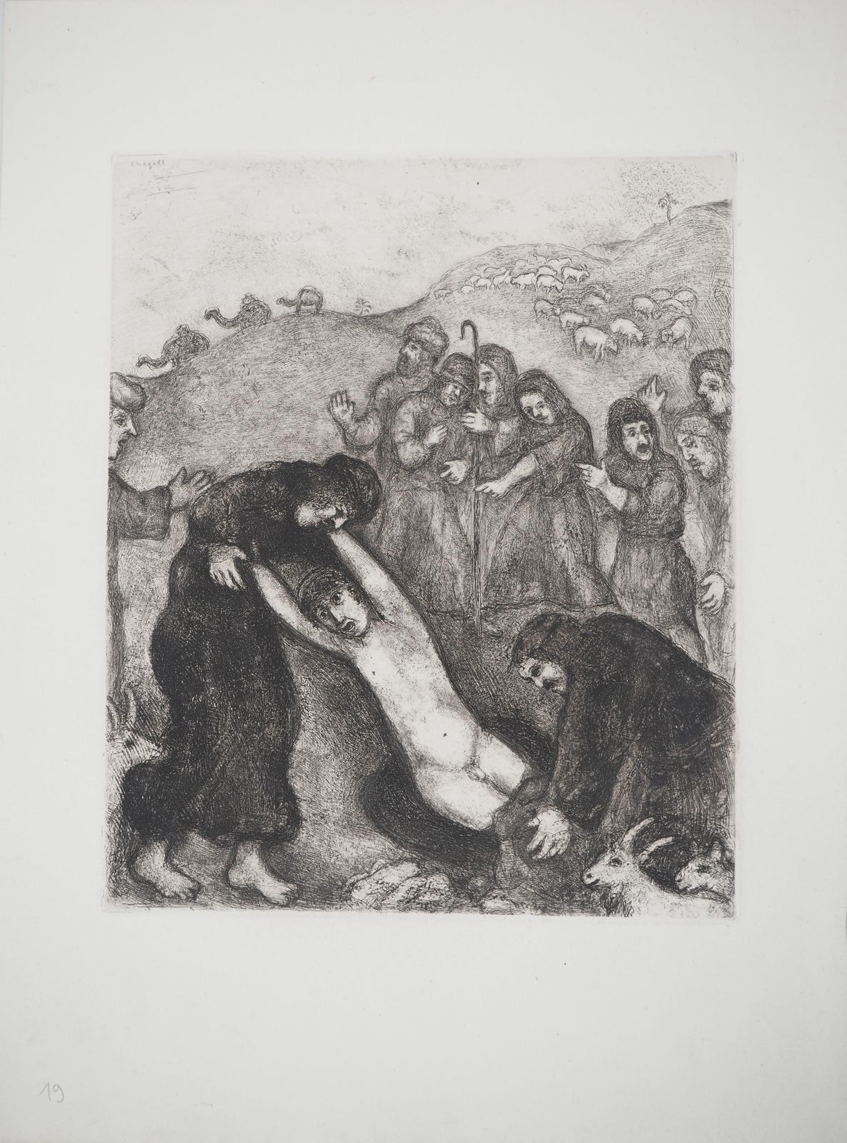 Marc Chagallbible: Joseph And His Brothers, 1939   Original Etching1939